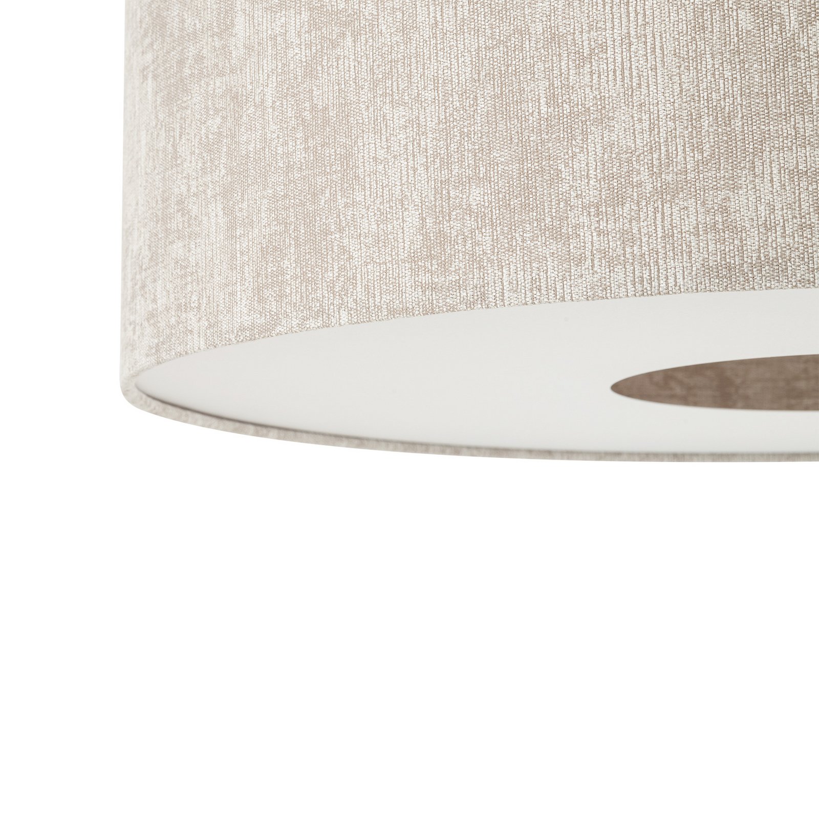 Bogenlampe Poise B, grau, Stahl, Textil, Ausladung 255 cm Bogenlampe Poise B, grau, Stahl, Textil, Ausladung 255 cm