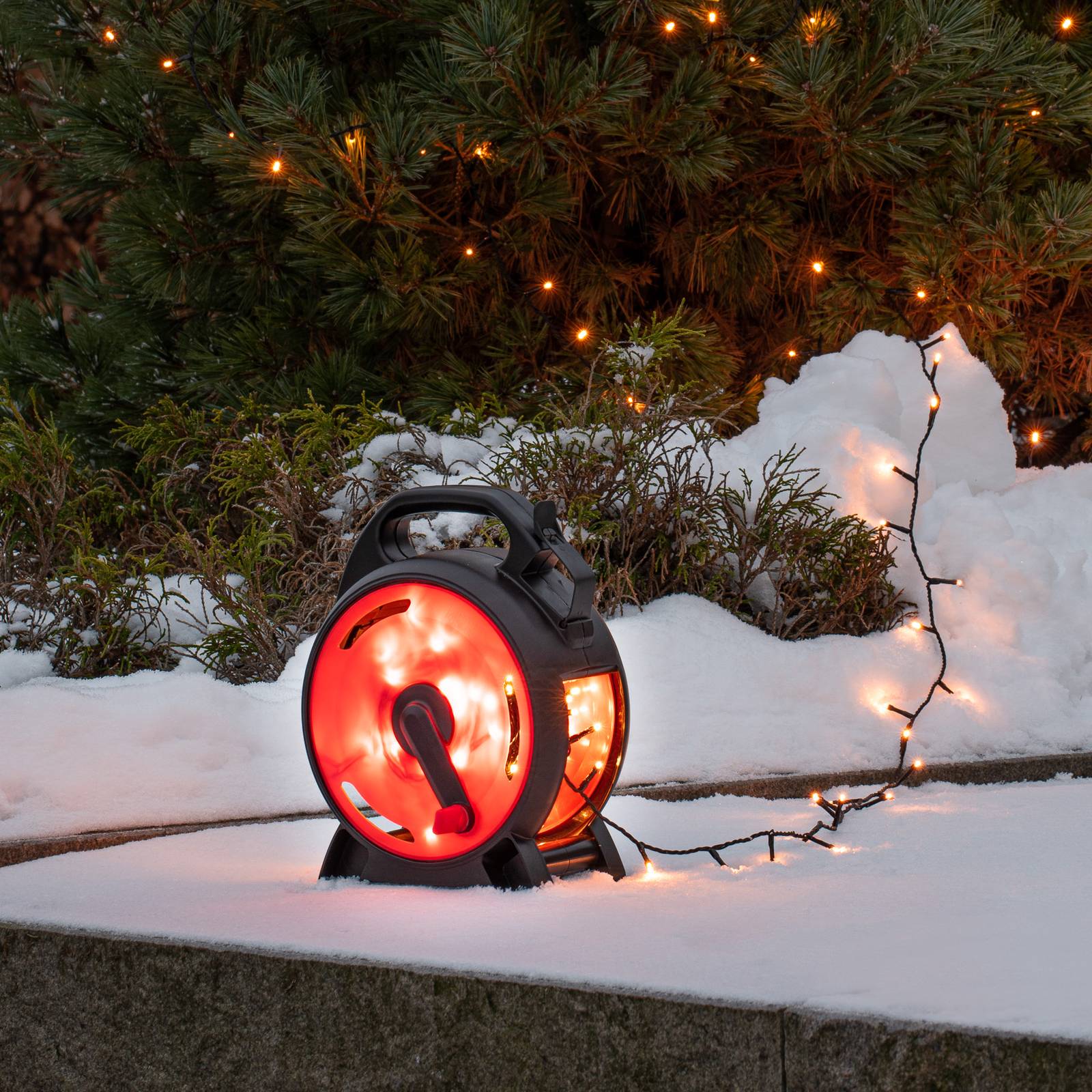 Image of Konstsmide Christmas Guirlande lumineuse LED Micro ambre 100 lampes 6,93m 7318308308074