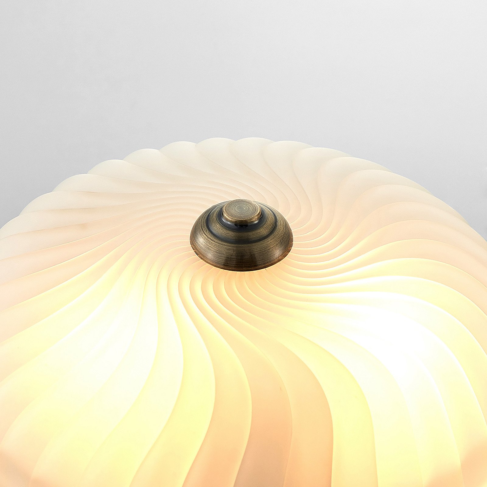 Pakka Plafonnier Opal/Antique Brass - Lindby