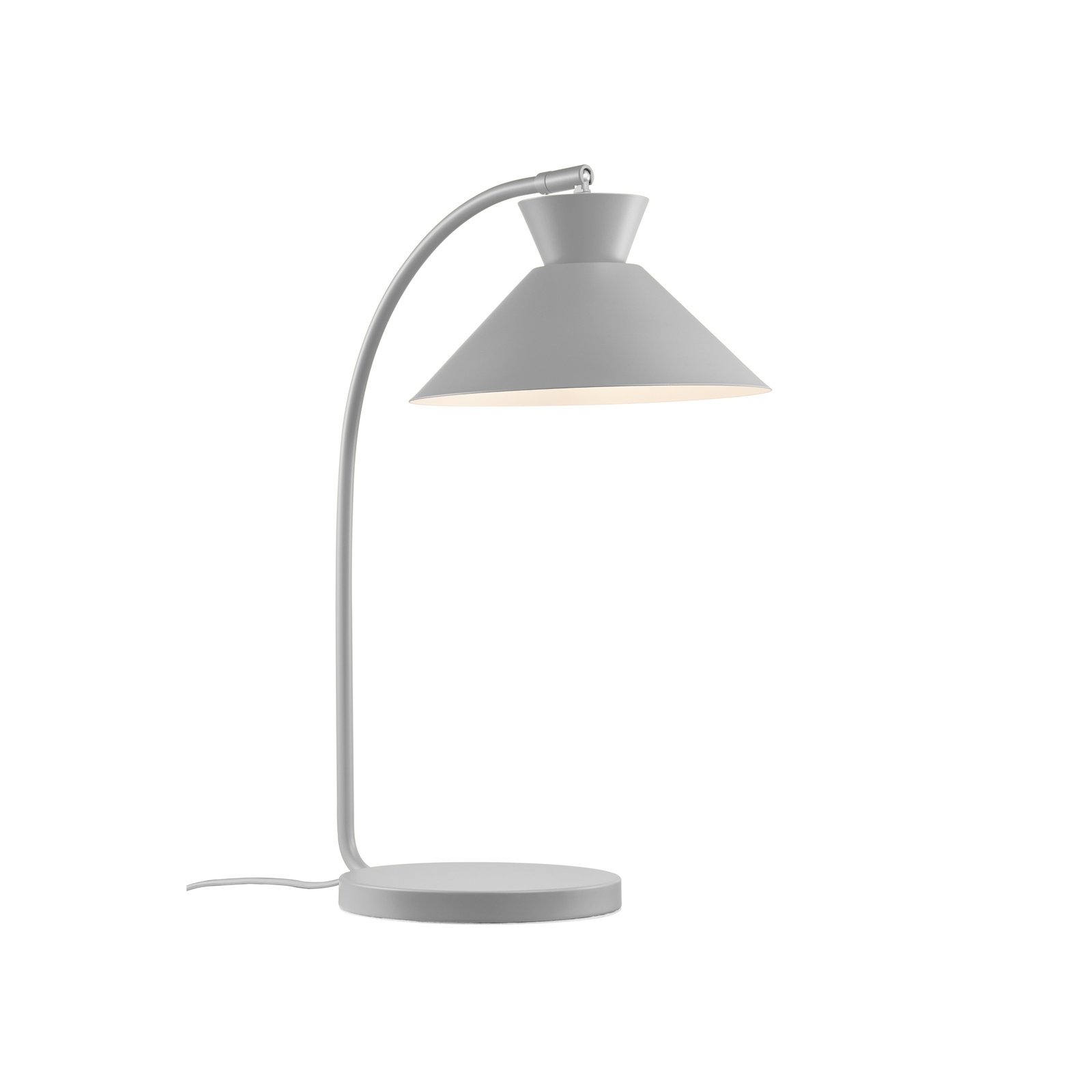 Table lamp Dial, metal, grey