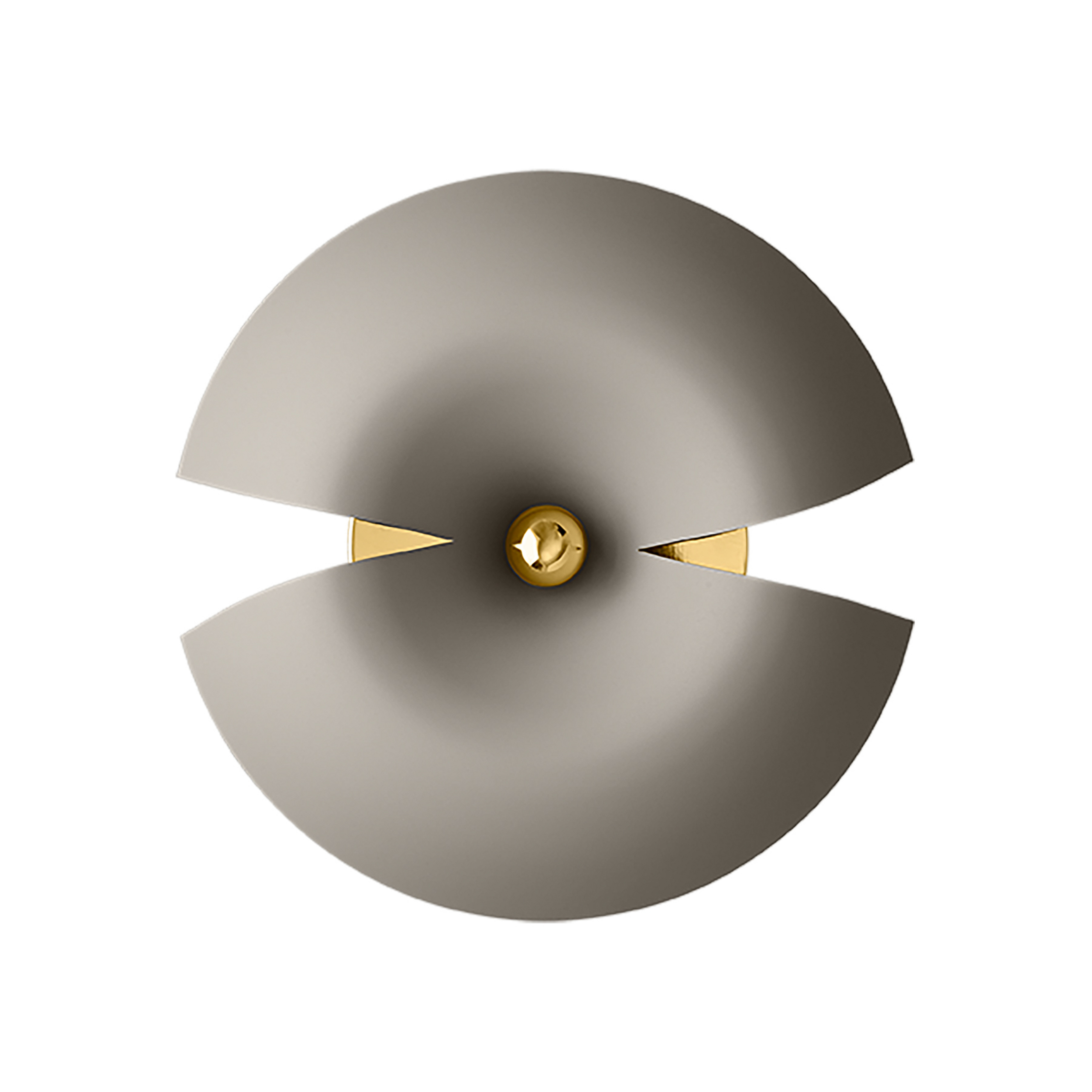 Cycnus Wandleuchte Ø45 Taupe/Gold - AYTM