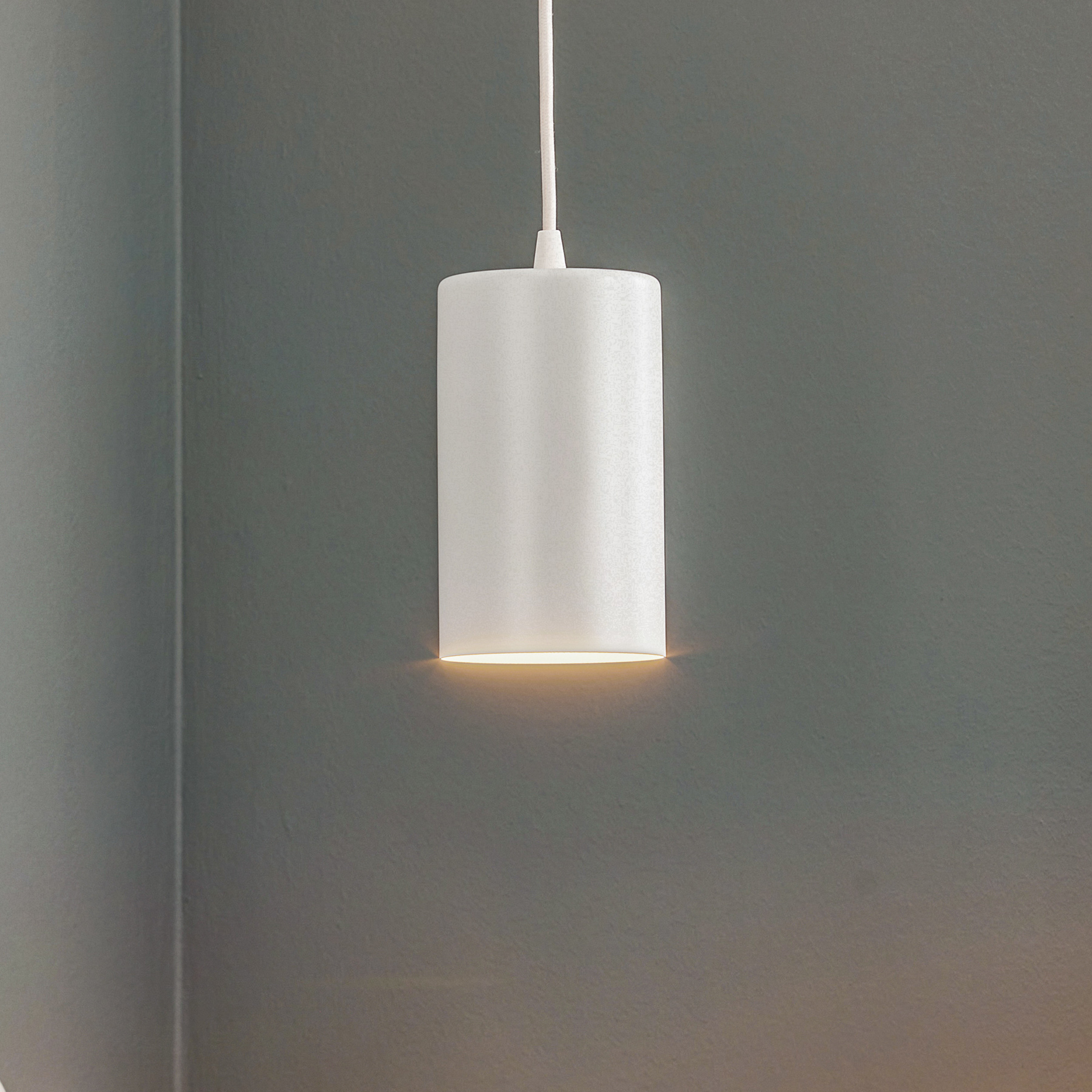 Zgornja svetilka ZW Tube 170, 1fl, bela