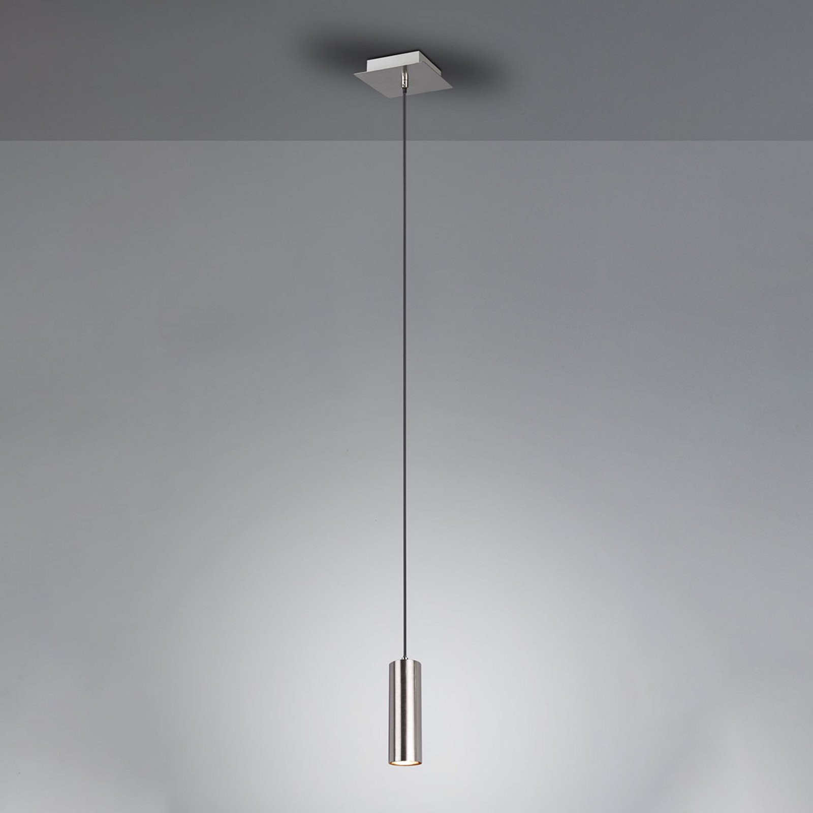 Trio Lighting Lampă suspendată Marley nichel mat 1 bec - Camera de zi / sufragerie - modern - Metal