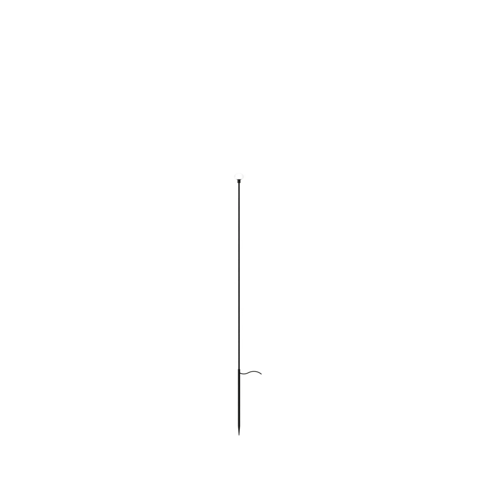 Karman LED zemná lampa MINUIT, výška 105 cm, čierna, IP65