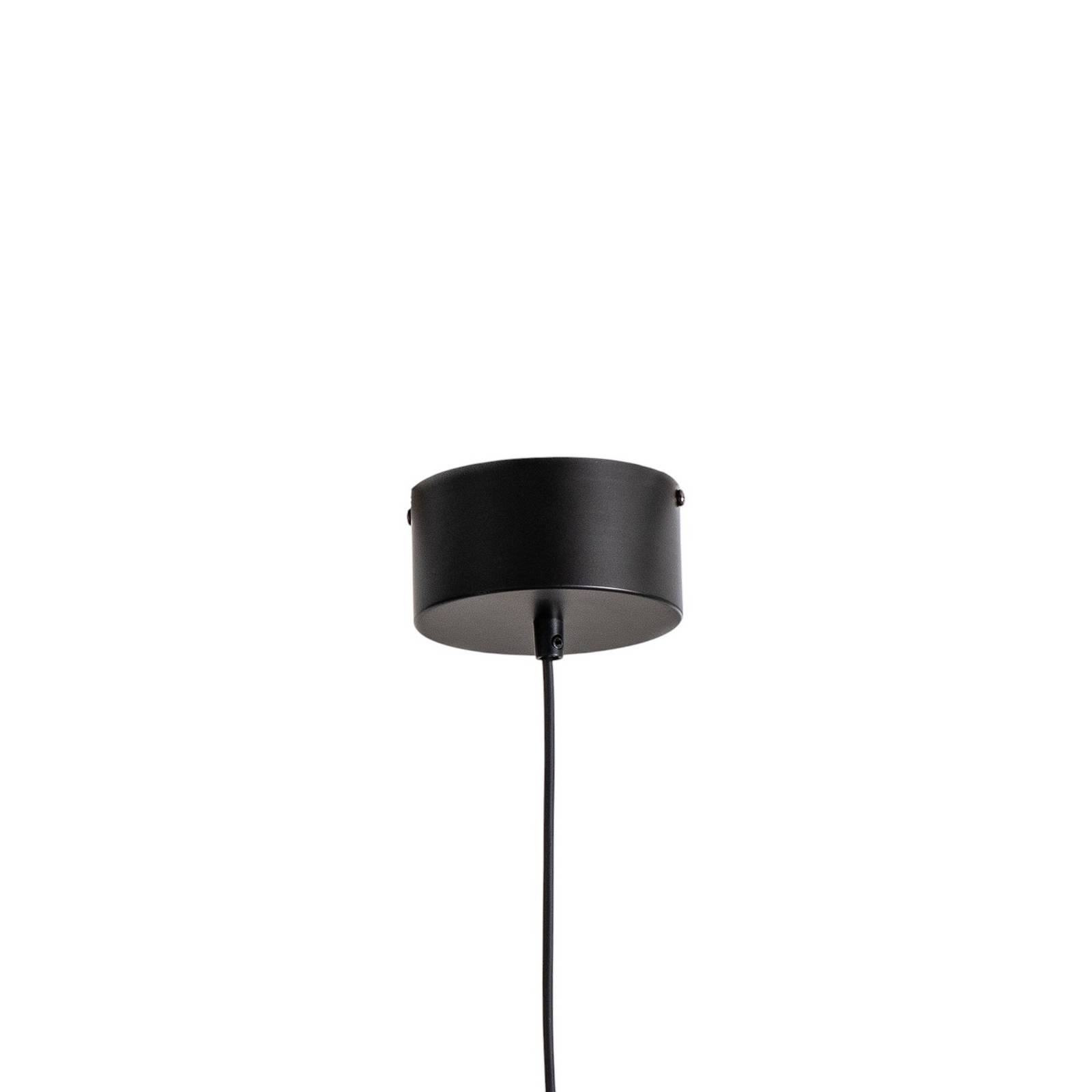 Duża lampa wisząca Sven, 1-punktowa, czarna, stal, E27