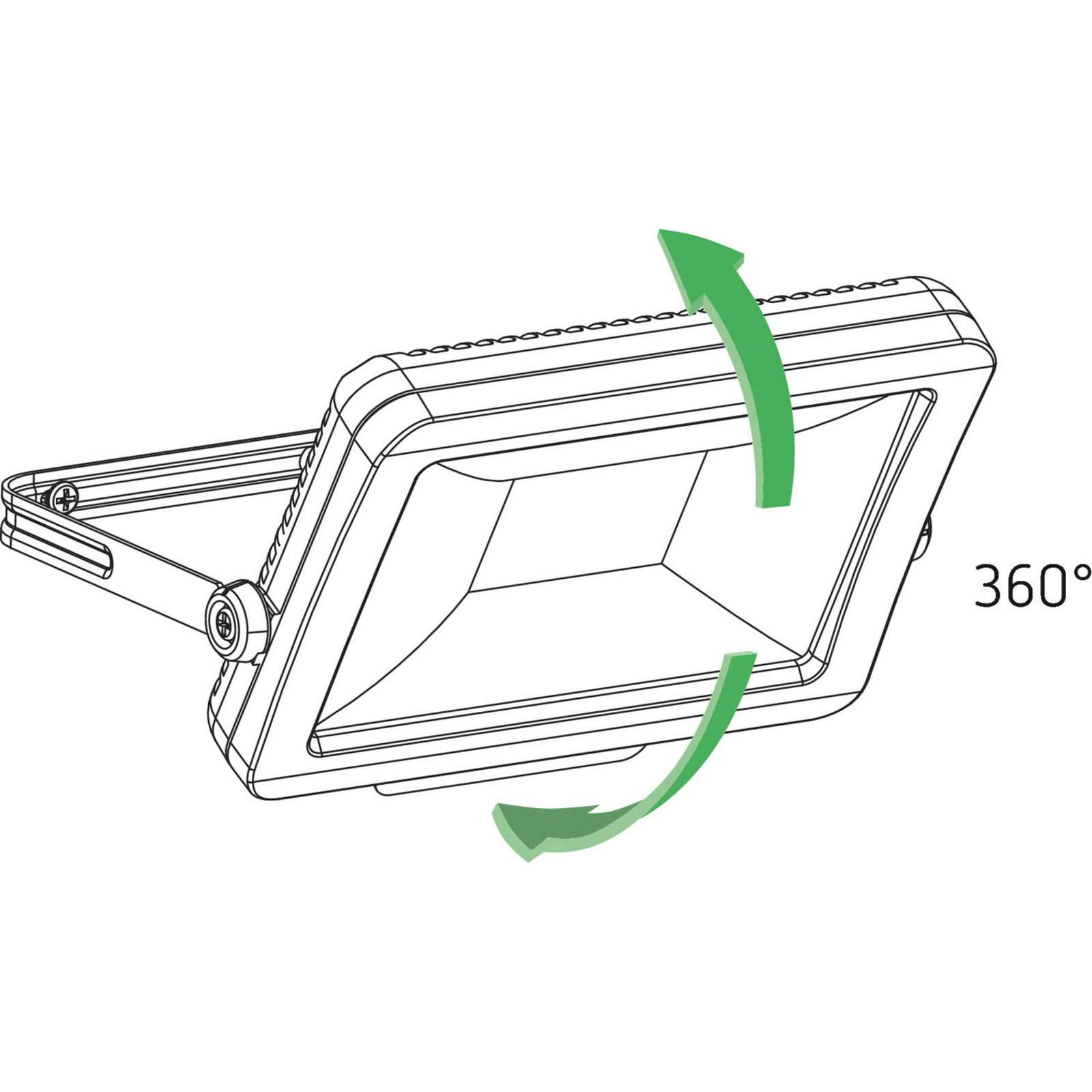 Theben theLeda B50L LED venkovní spot, černá