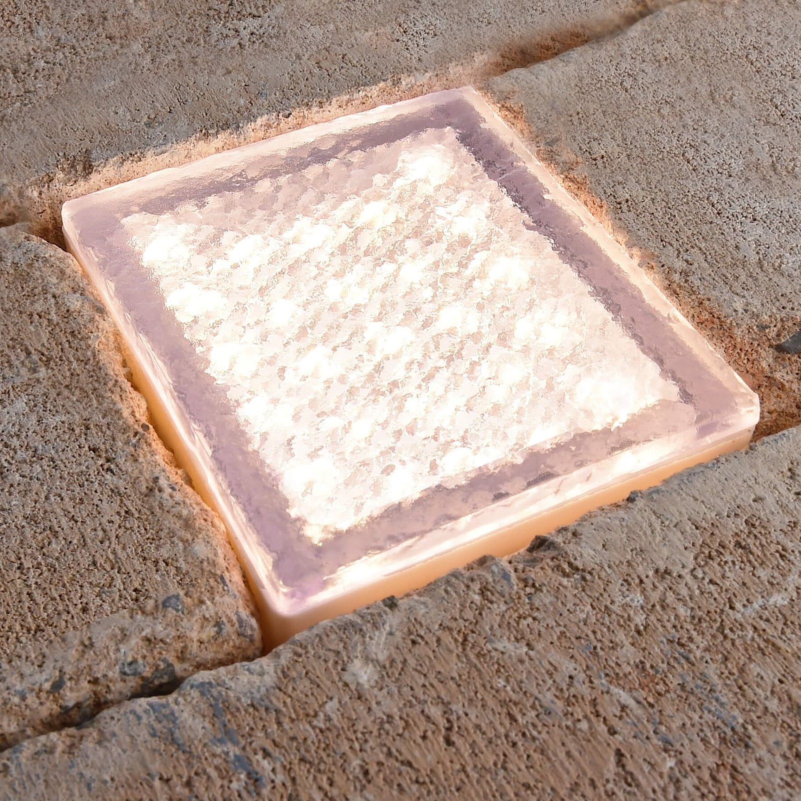 Luminaire encastré dans le sol LED Tabit, 10 x 10 cm, praticable