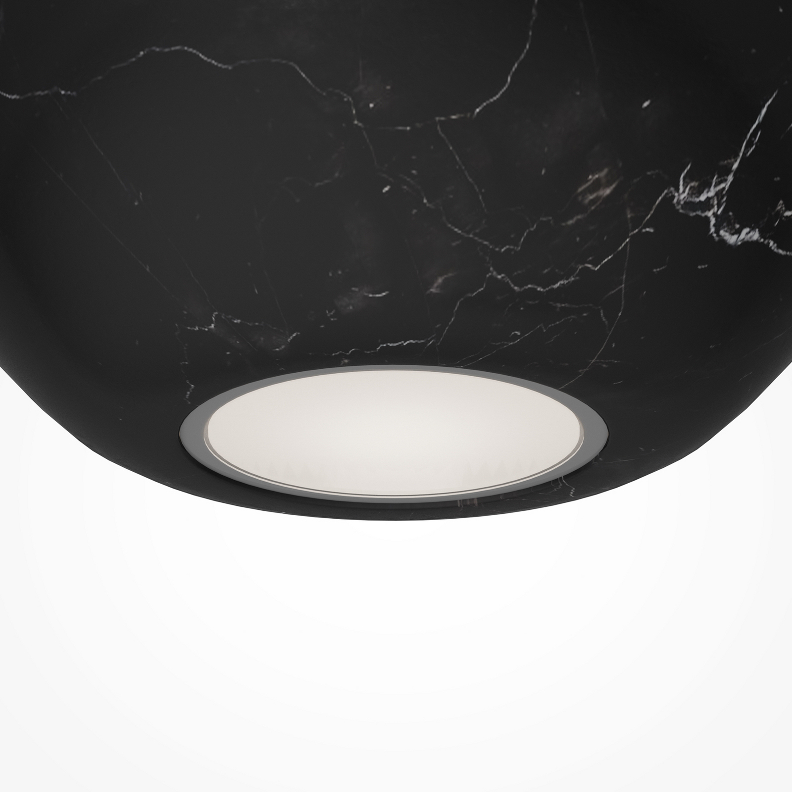 Lampa za vješanje BASIC TEXTURE, crna, Ø 12 cm, mramor, GU10 Lampa za vješanje BASIC TEXTURE, crna, Ø 12 cm, mramor, GU10