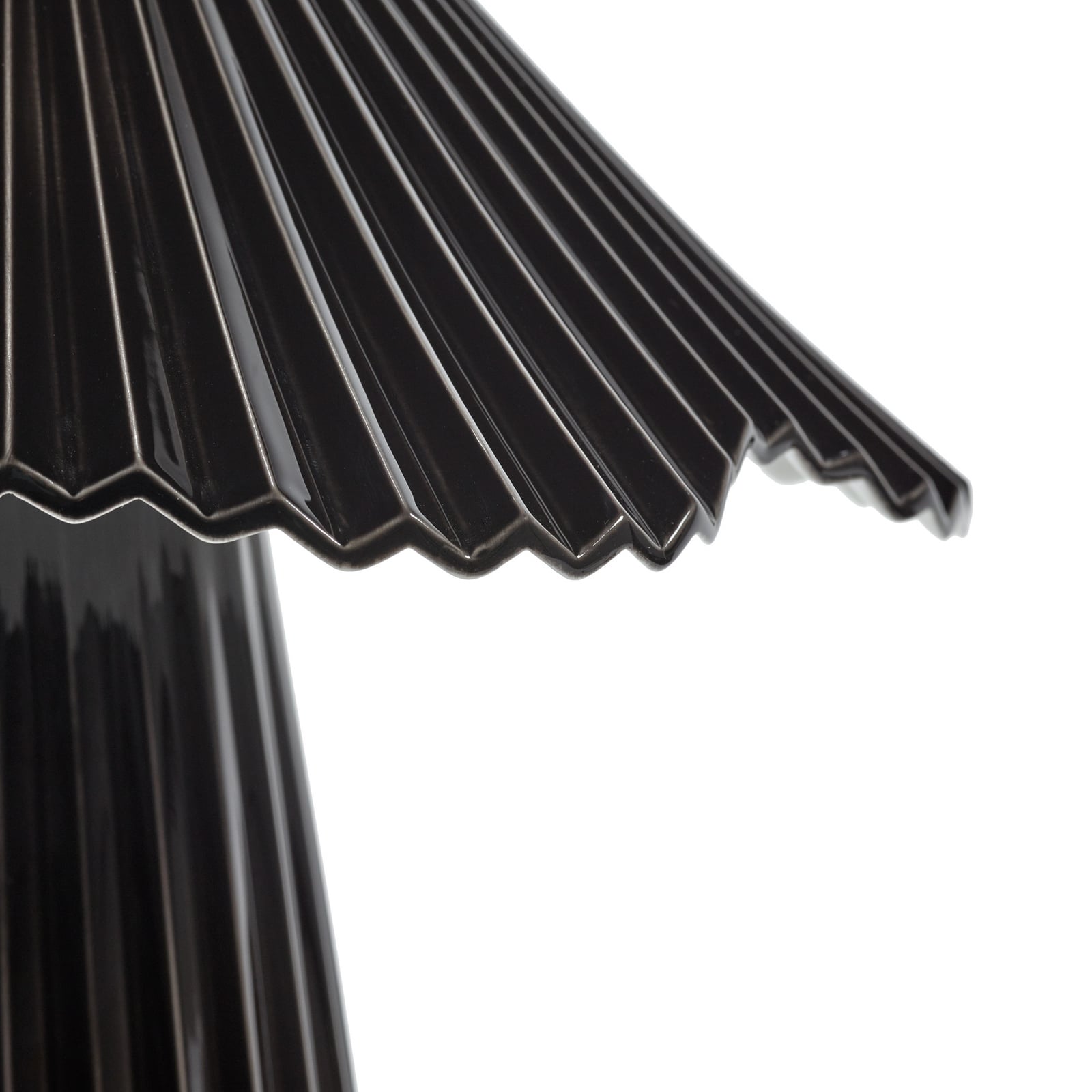 S BLACK/WHITE UALA bordlampe, porcelæn, højde 34 cm, E14 – Serax
