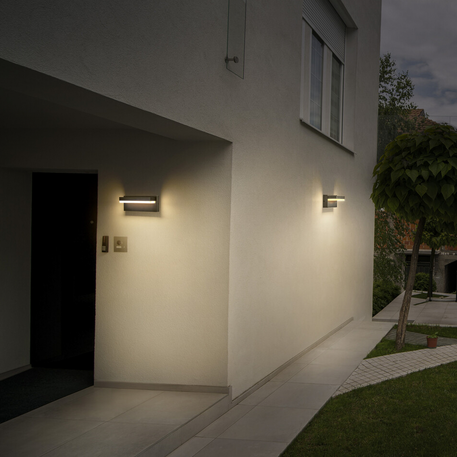 OSRAM LED buiten wandlamp ENDURA STYLE ROBUST donkergrijs IP54