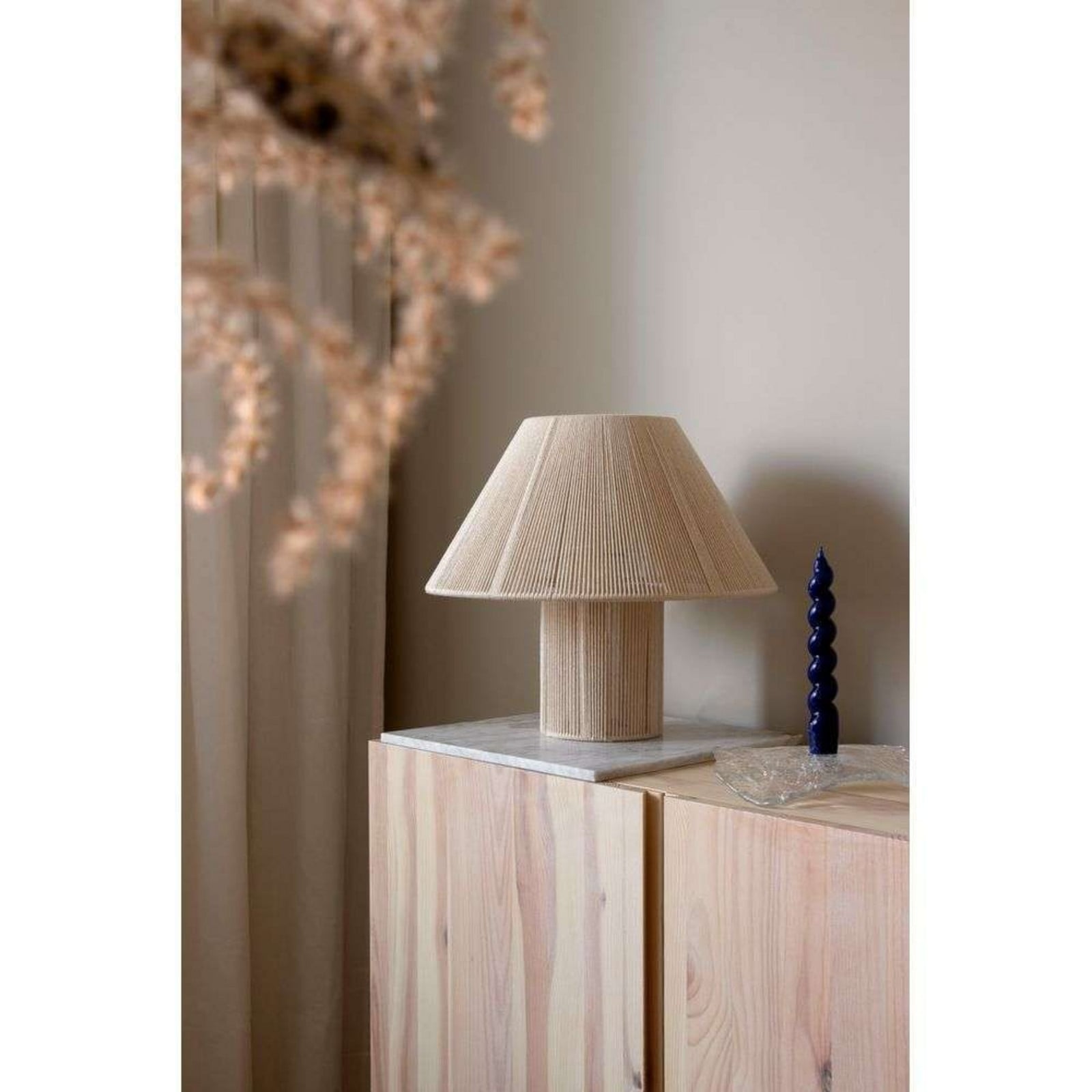 Anna 35 Bordslampa Nature Globen Lighting - Vardagsrum - Tyg / textil
