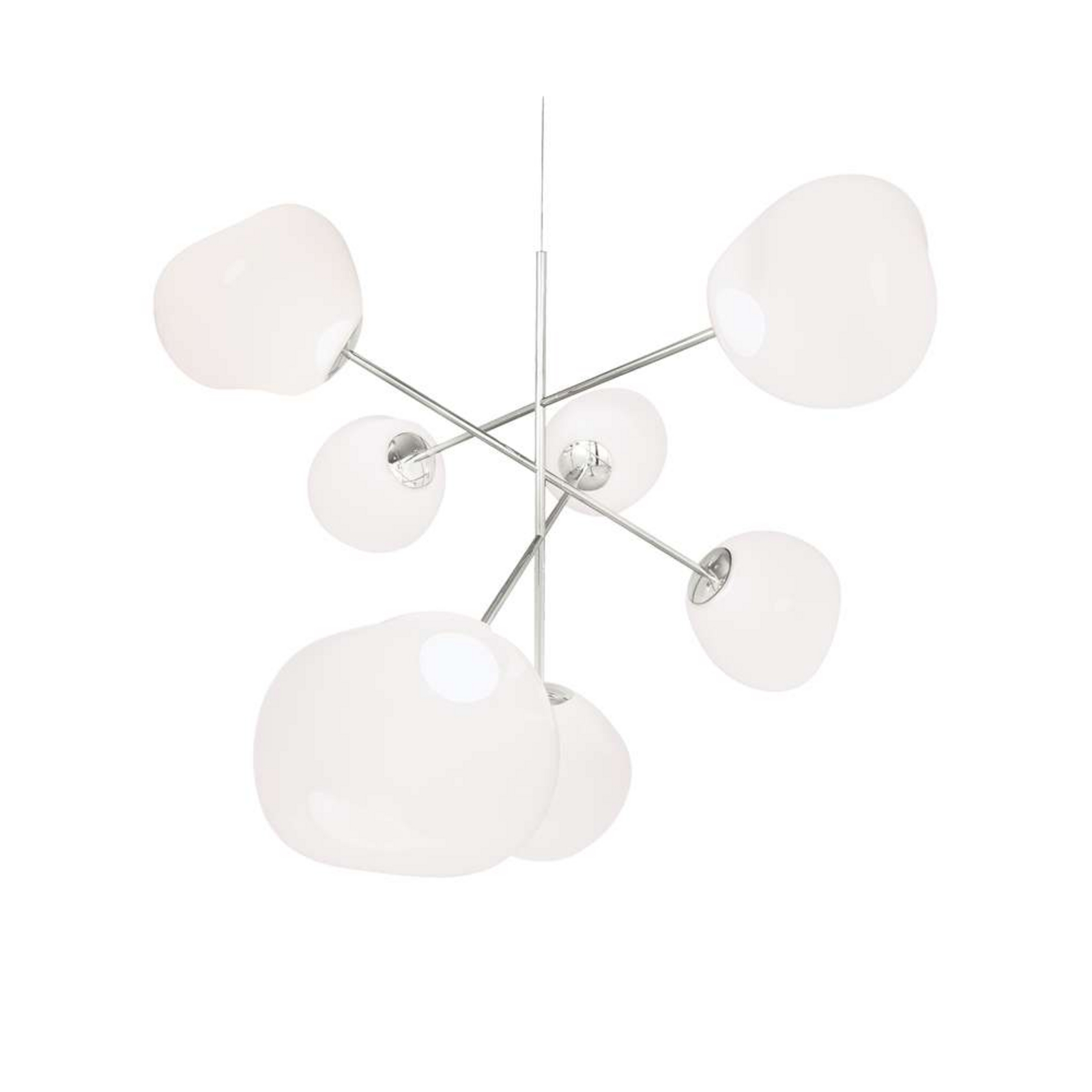 Melt Lampadario Large Opal/Silver - Tom Dixon