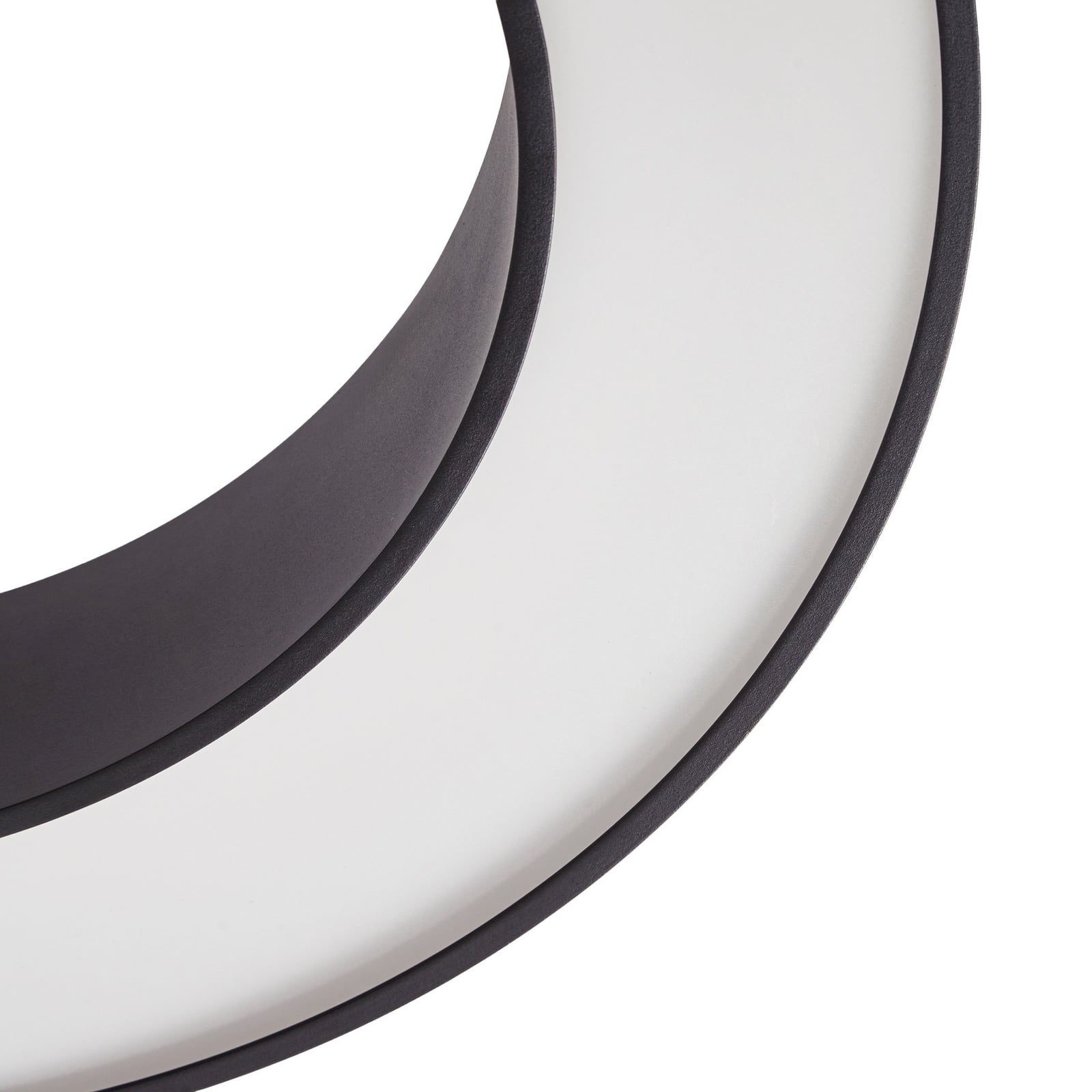 Plafoniera LED Arcchio Sharelyn, Ø 80 cm, nera, dimmerabile Plafoniera LED Arcchio Sharelyn, Ø 80 cm, nera, dimmerabile