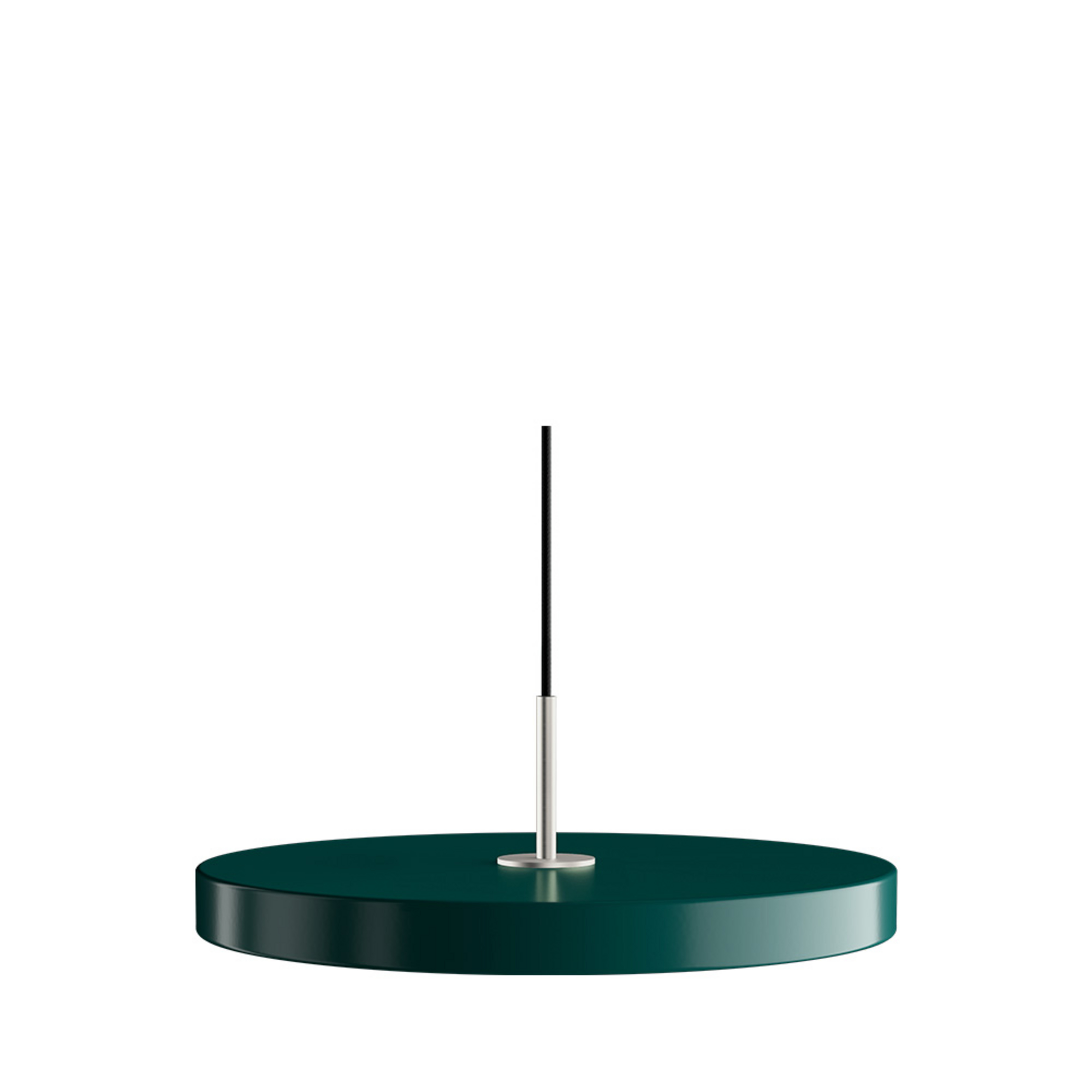 Asteria Plus Pendel Medium Forest Green/Steel Top - UMAGE