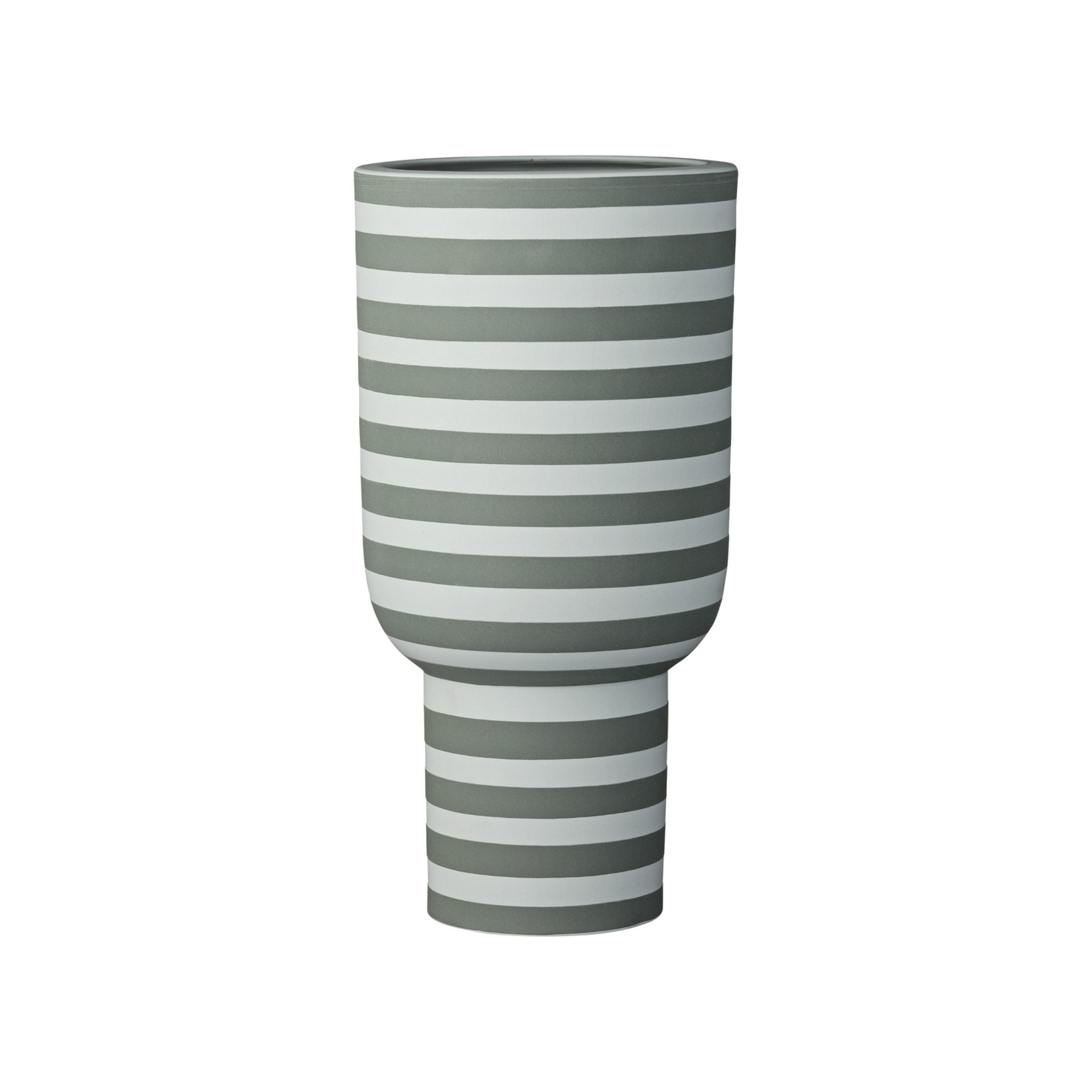 Varia Sculptural Vase Dusty Grün/Forest - AYTM