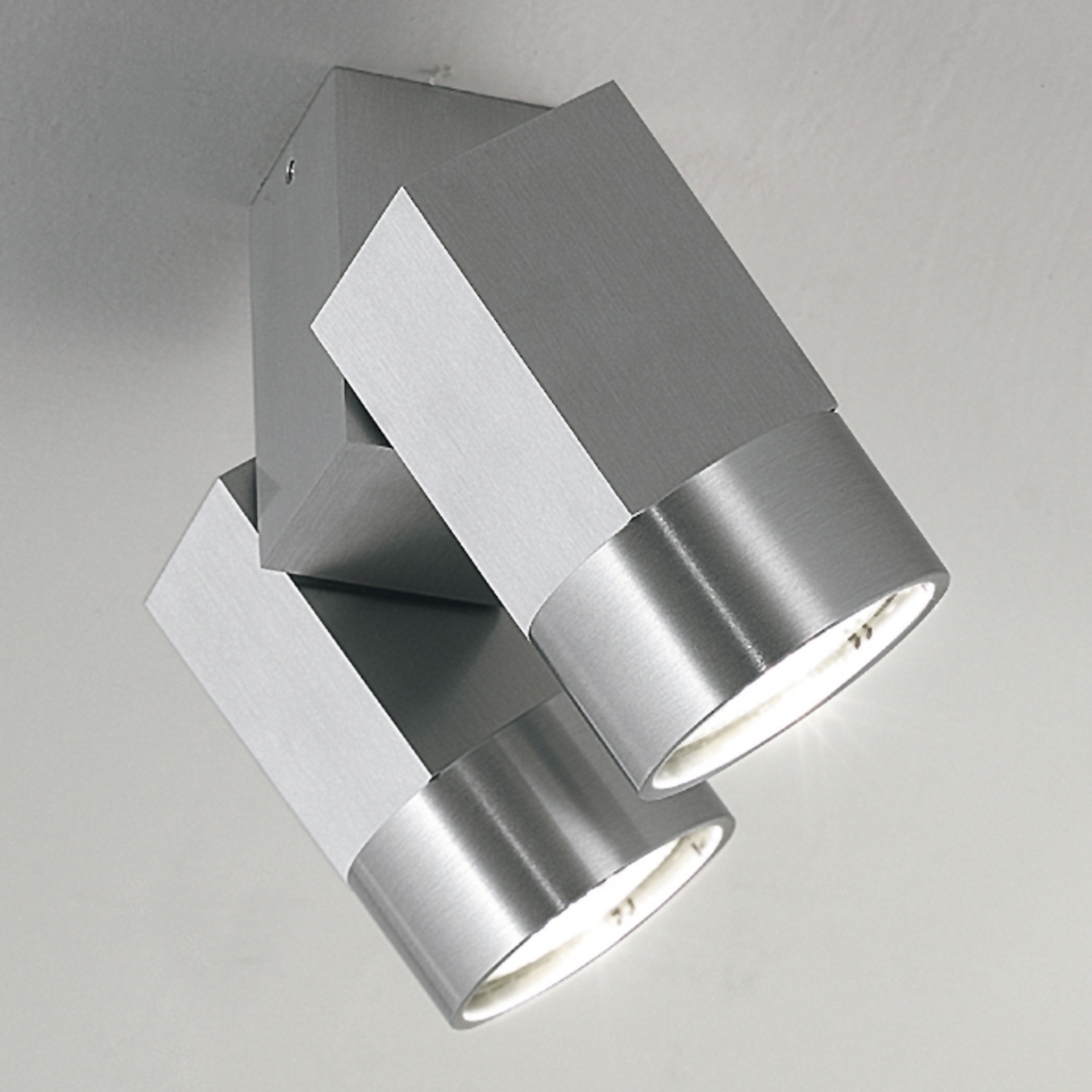STYLE DUO ceiling or wall spotlight, two-bulb