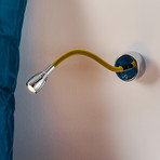 Baulmann 64.361 LED-Wandlampe Flexarm mit Textil