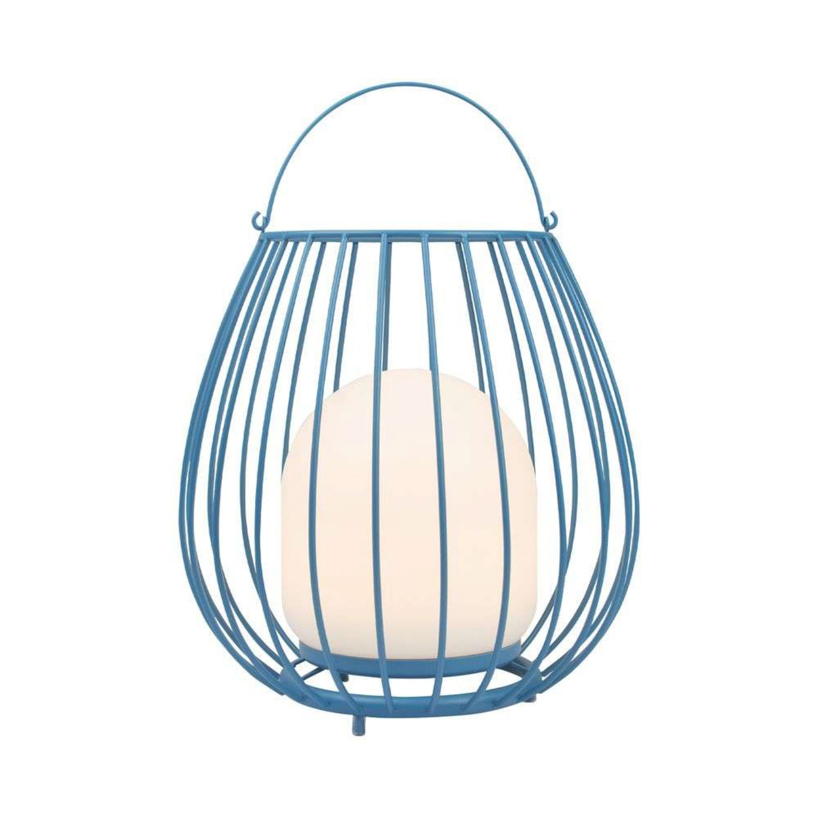 LED-Tischleuchte Jim To-Go, Außenbereich, blau