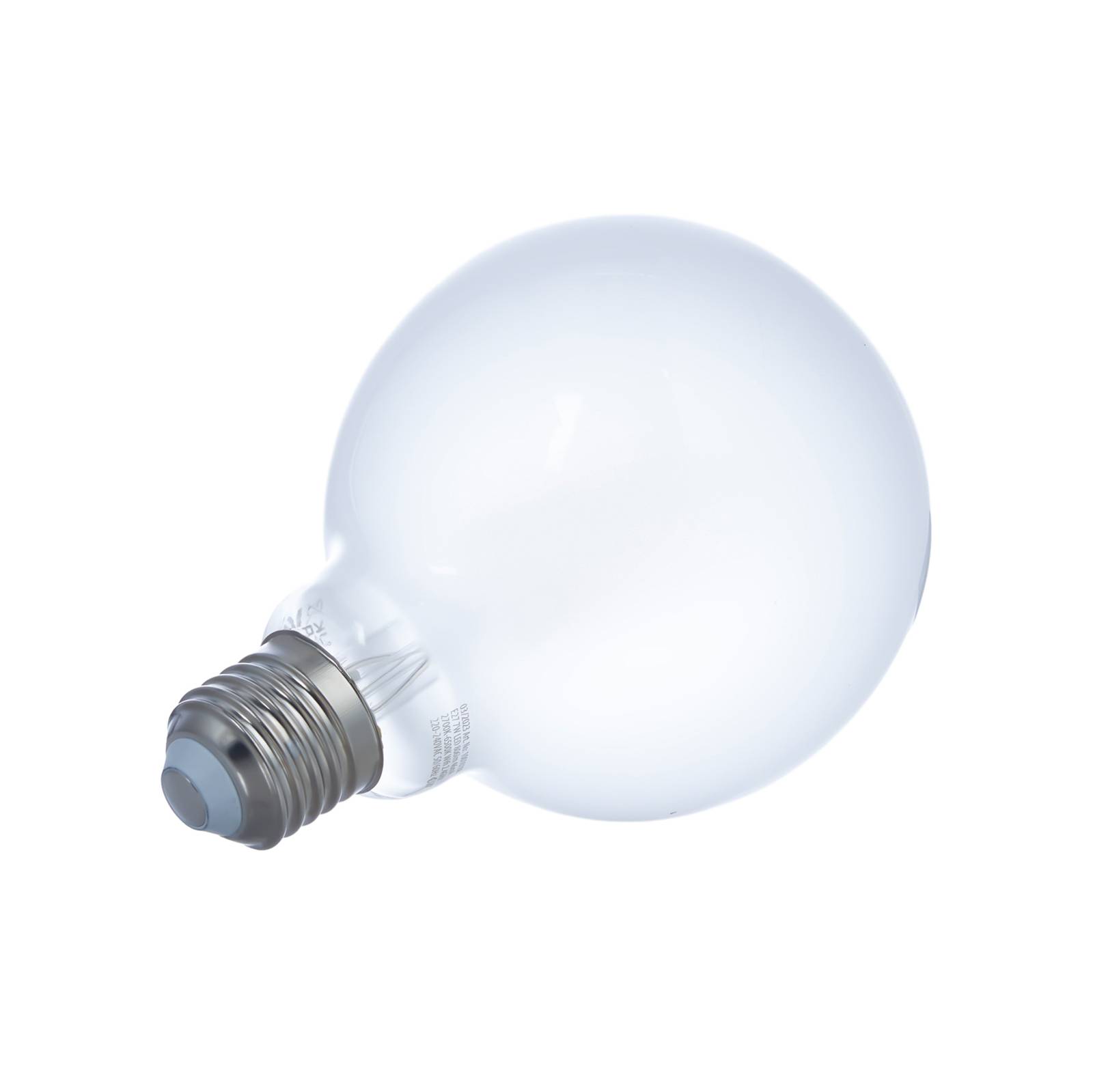 LUUMR Smart LED-lampuppsättning med 3 E27 G95 7W matt Tuya