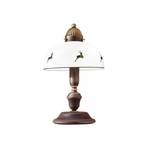 Nonna stag table lamp, green