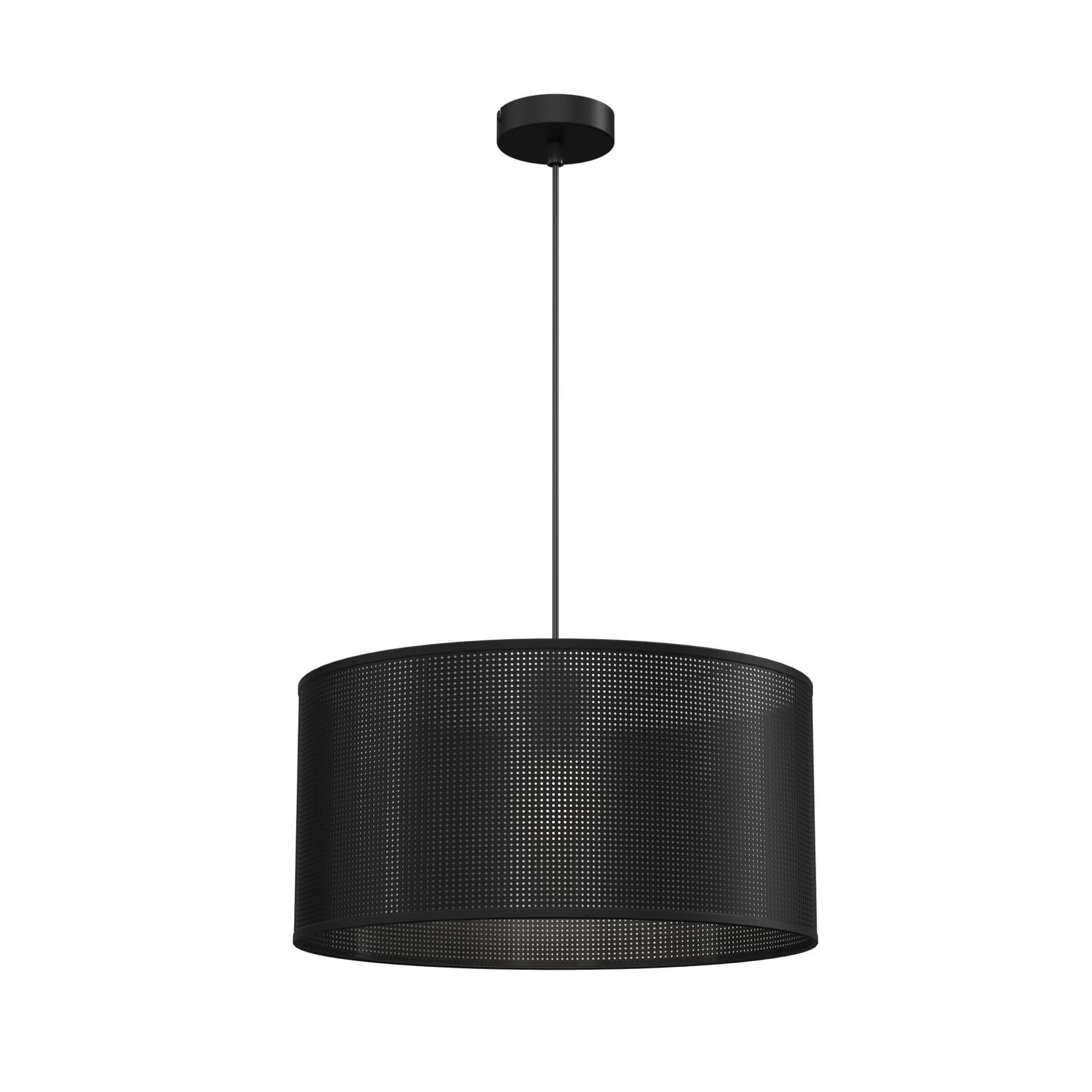 luminex suspension jovin, une lampe, ø 40cm, noire