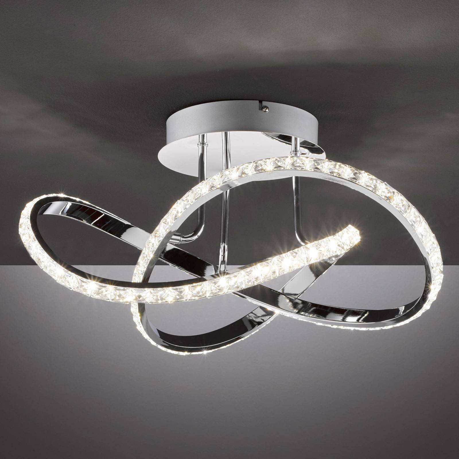 LED-Deckenleuchte Abro, 1-flg., 3-stufig dimmbar
