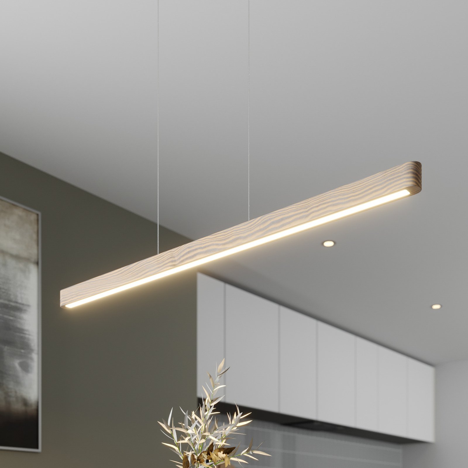 LED závěsné světlo Forrestal, délka 90 cm