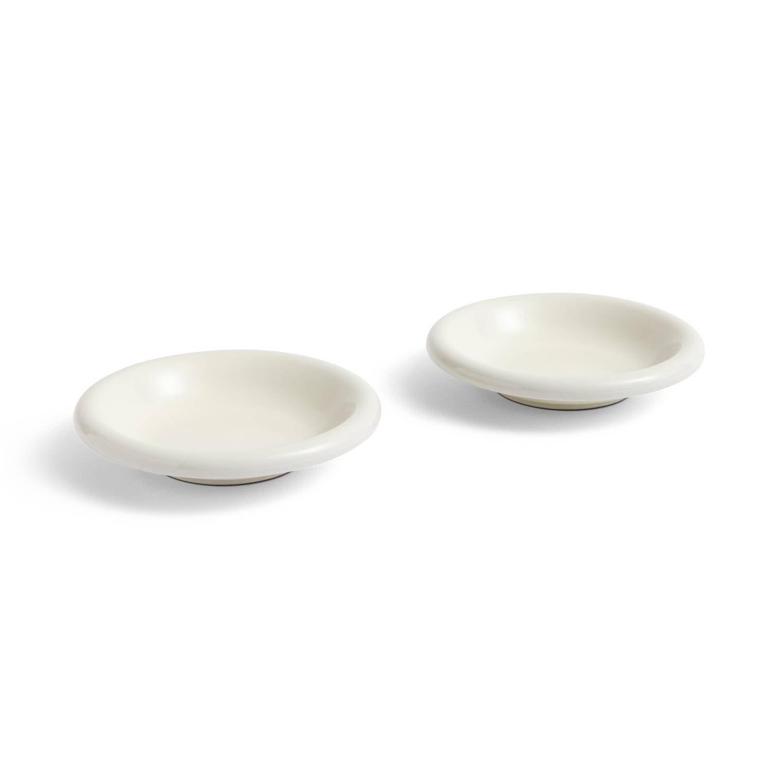 Hay Barro Bowl, White, Ø 20 Cm, Set Of 2, Terracotta