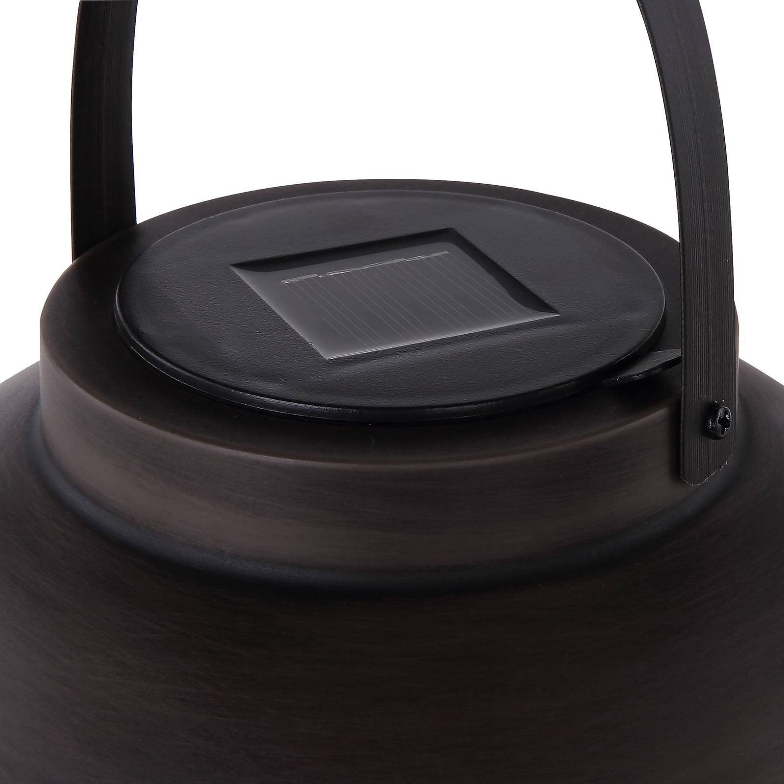 LED-Solar-Dekoleuchte Laterne Kugel Höhe 30,5 cm