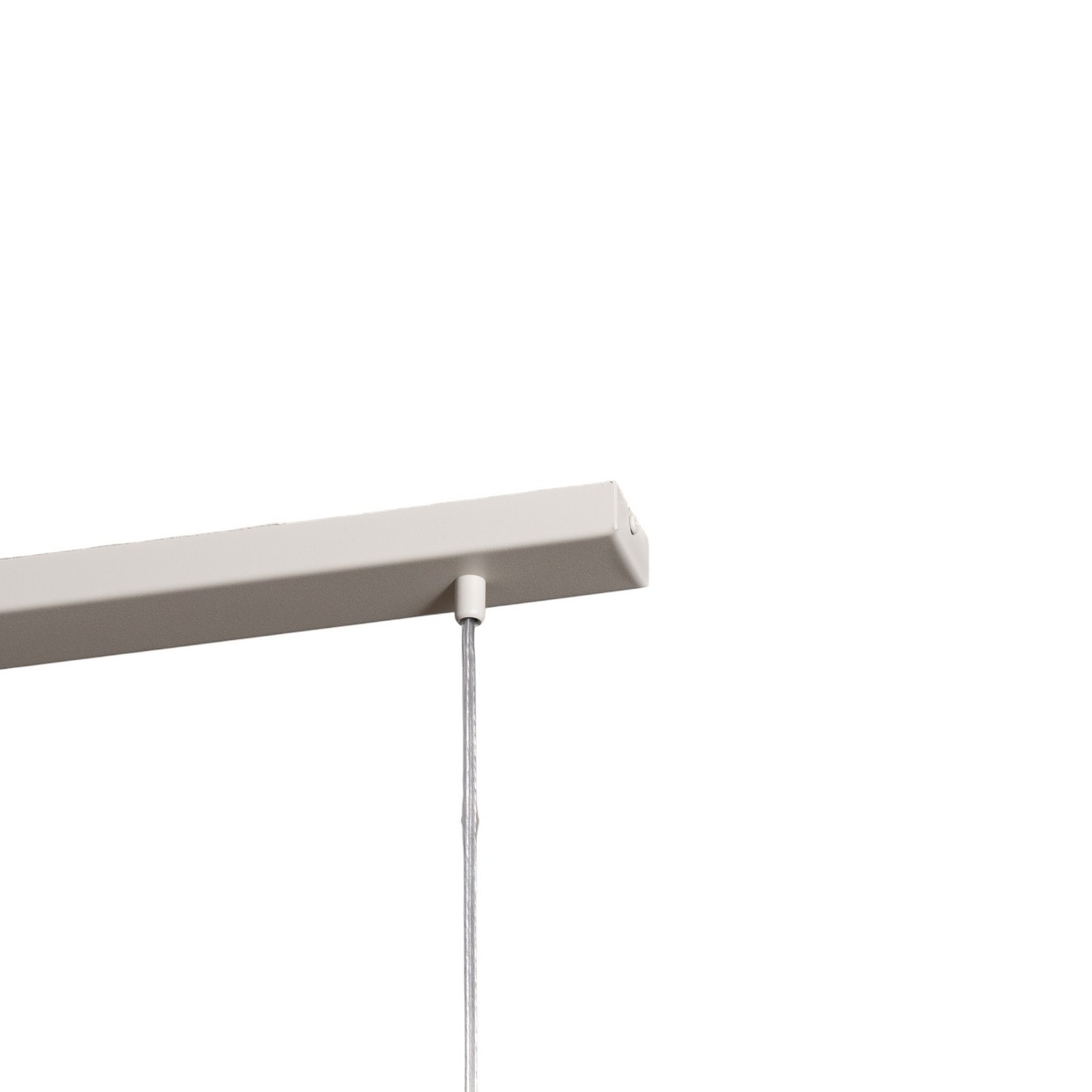 Hängeleuchte Rif 3, taupe, 3-flammig, linear, Stahl