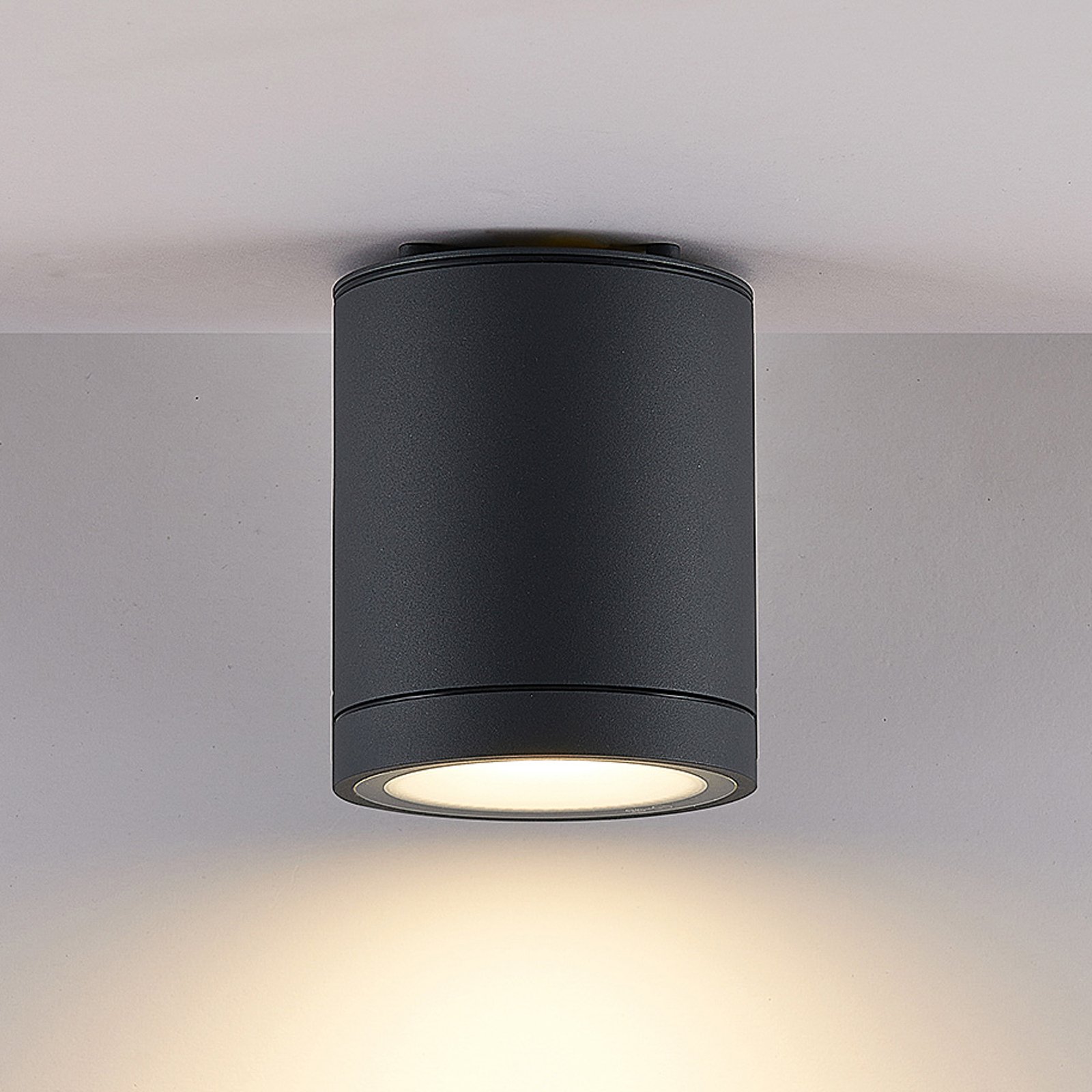 Molto Luce buitenspot Foris Round SD, antraciet, aluminium