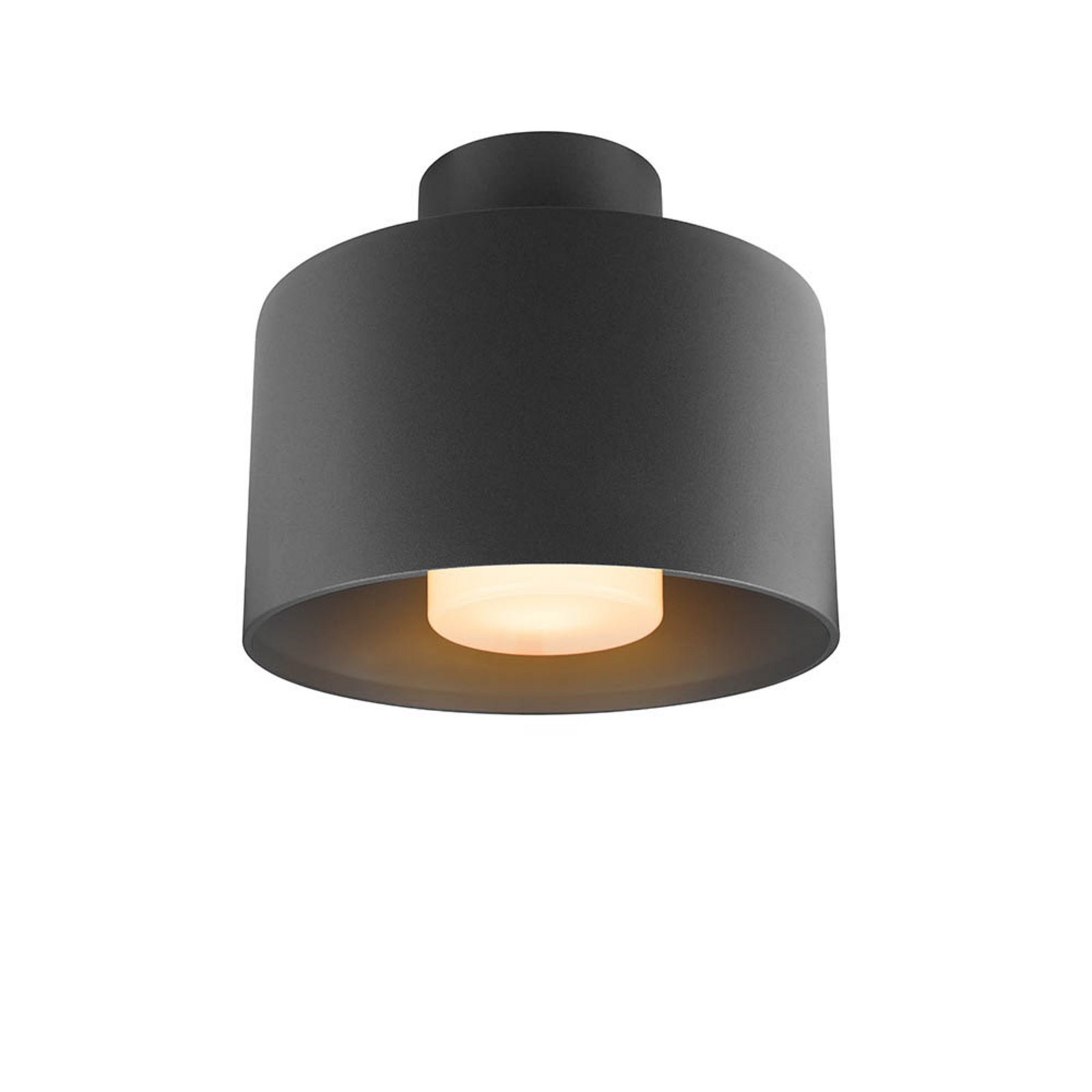 Photoni Cyl Outdoor Ceiling Lamp Cylindrical Black - SLV