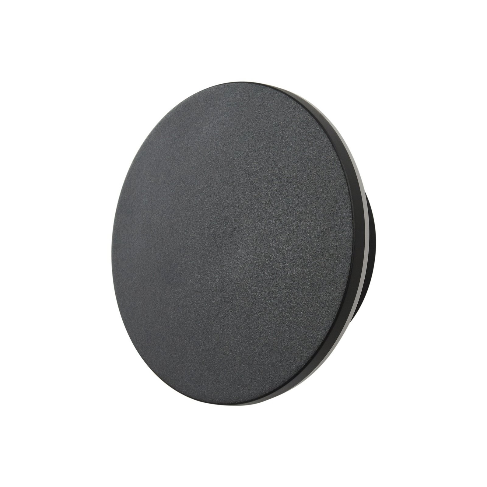 Gravo Applique d'extérieur LED, noir, Ø 16 cm, IP65 - Arcchio