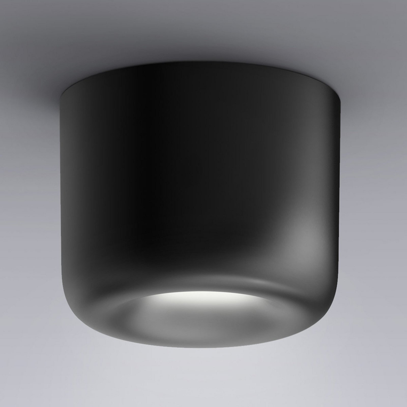Serien Lighting serien.lighting Cavity Ceiling S negru - Camera de zi / sufragerie - design - Metal