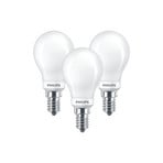 3-pack Izzó LED Dimmable 4,5W Crown E14 - Philips