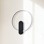 LED sienas lampa „Zaklin“, smilšmelnā krāsā, augstums 45 cm, metāls