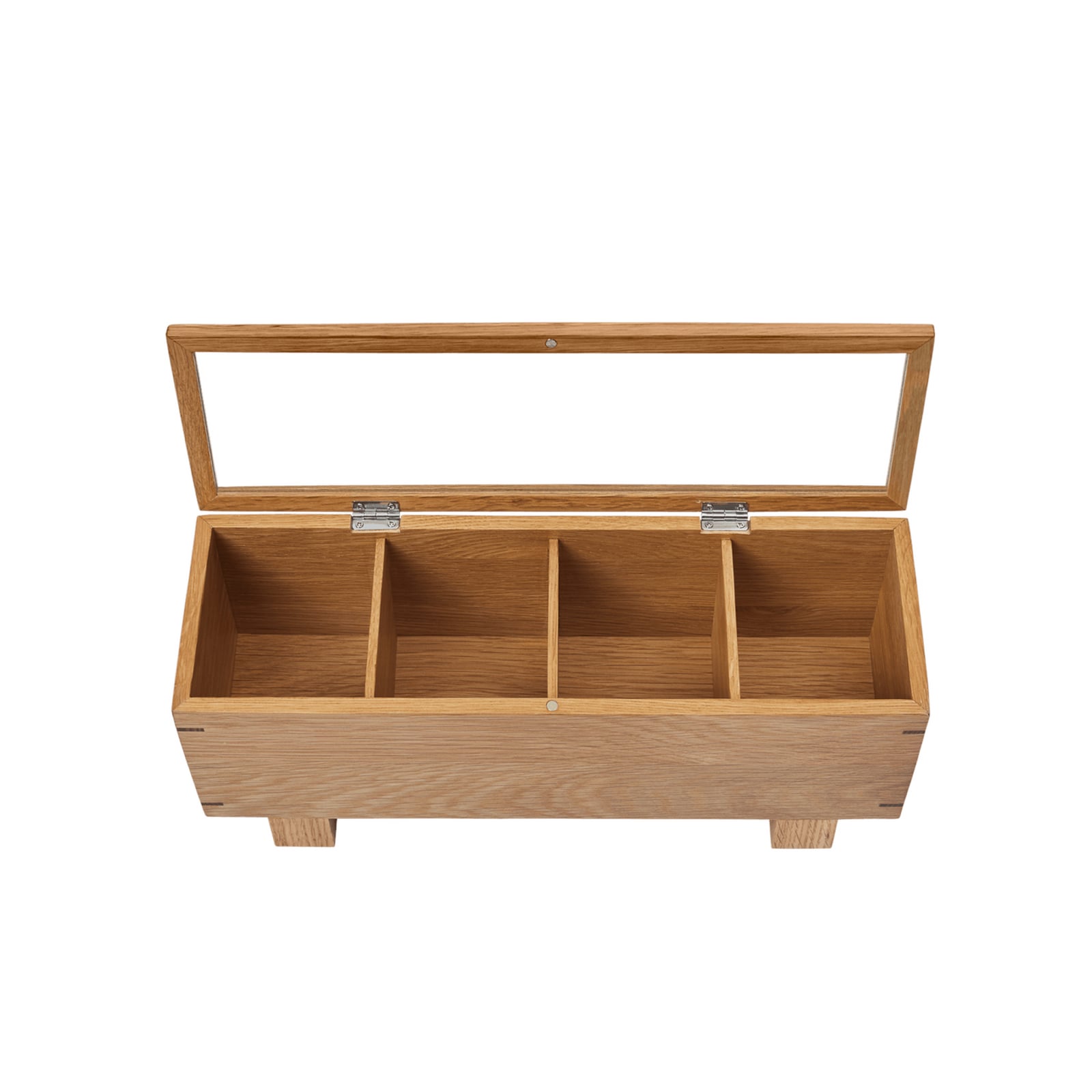 BON Teebox, Eichenholz geölt, 14 x 34 x 11 cm - ferm LIVING