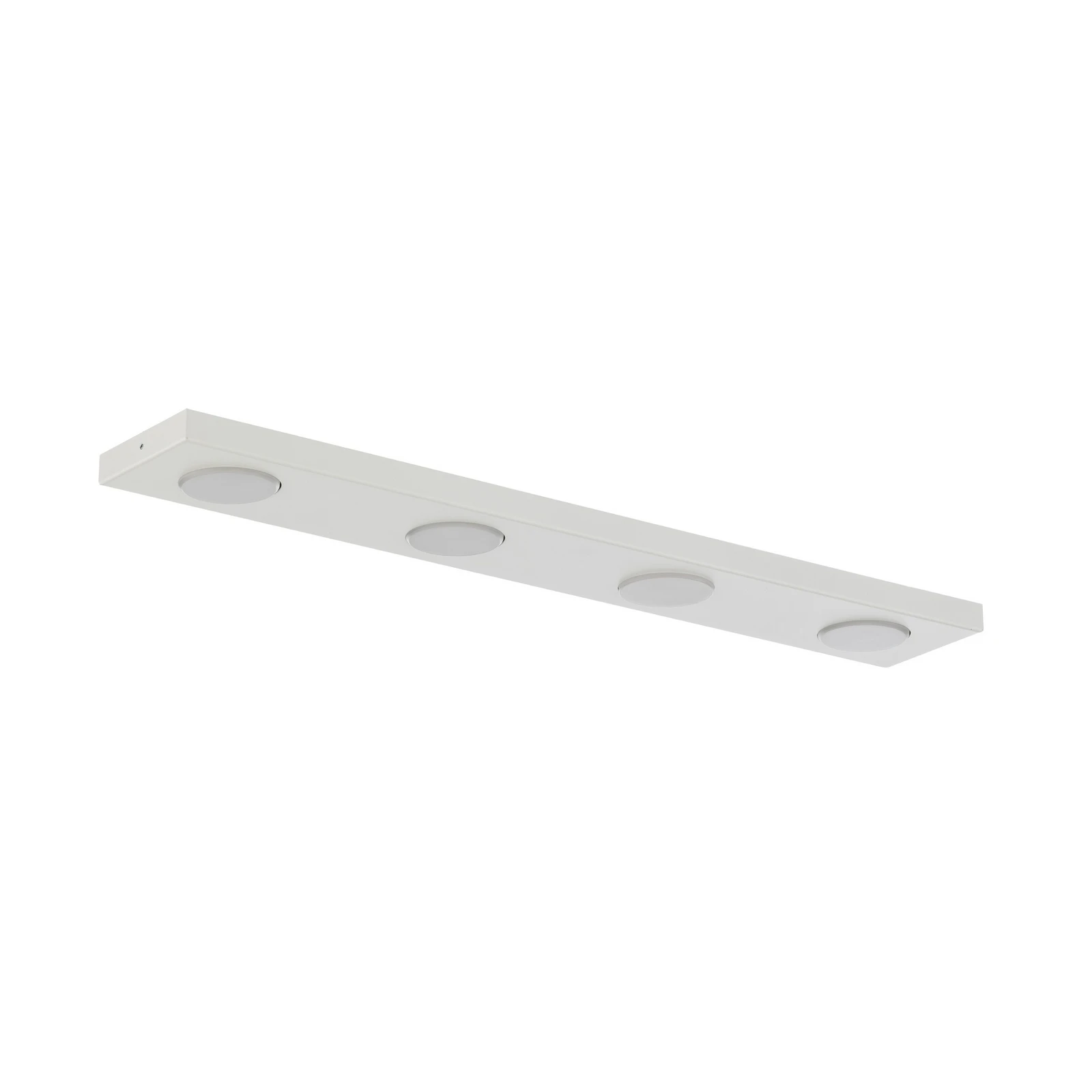 Deckenlampe Hero, weiß, 4-fl., 75 x 12 cm, Metall, GX53