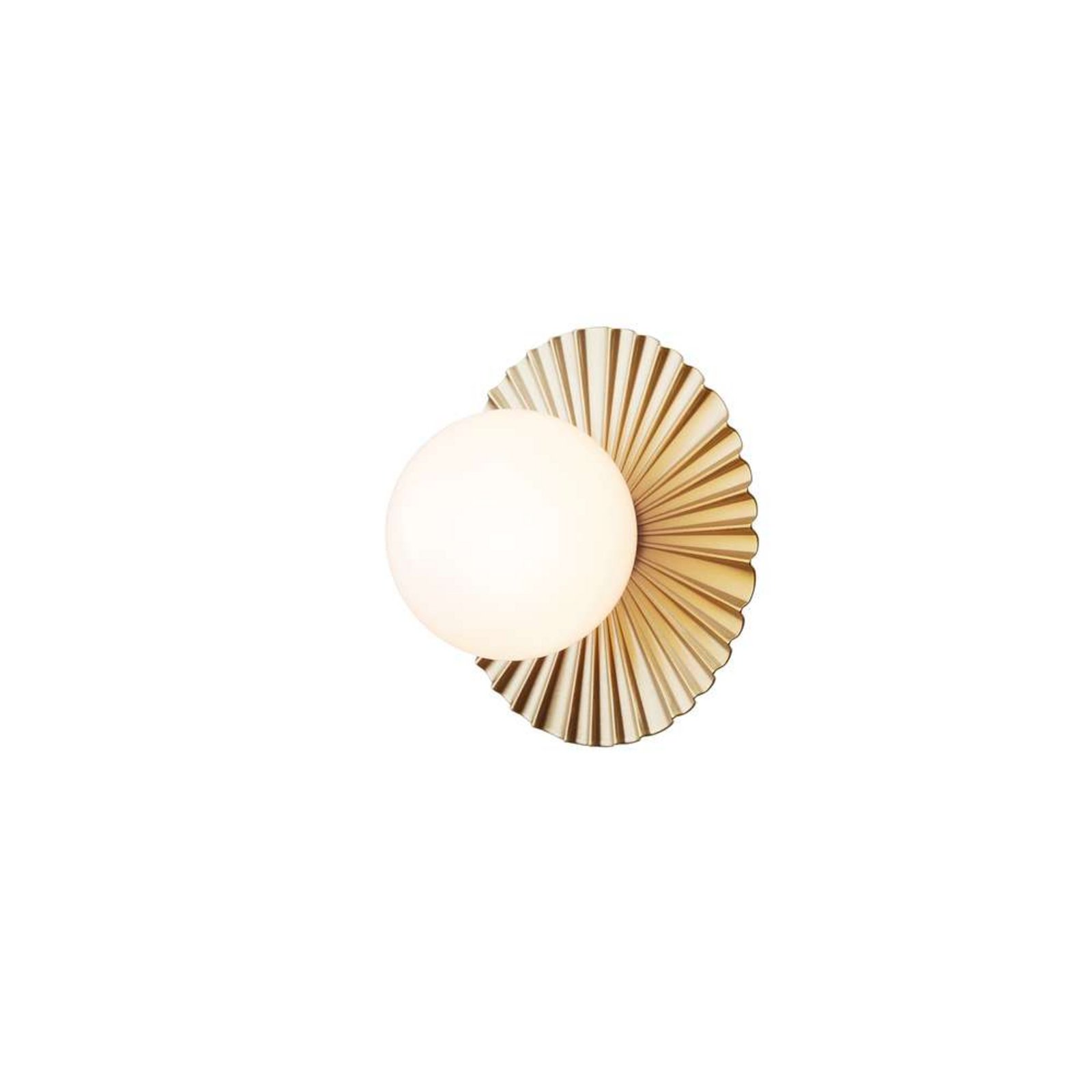 Liila Muuse Wall/Ceiling Lamp IP44 Small Nordic Gold/Opal - Nuura