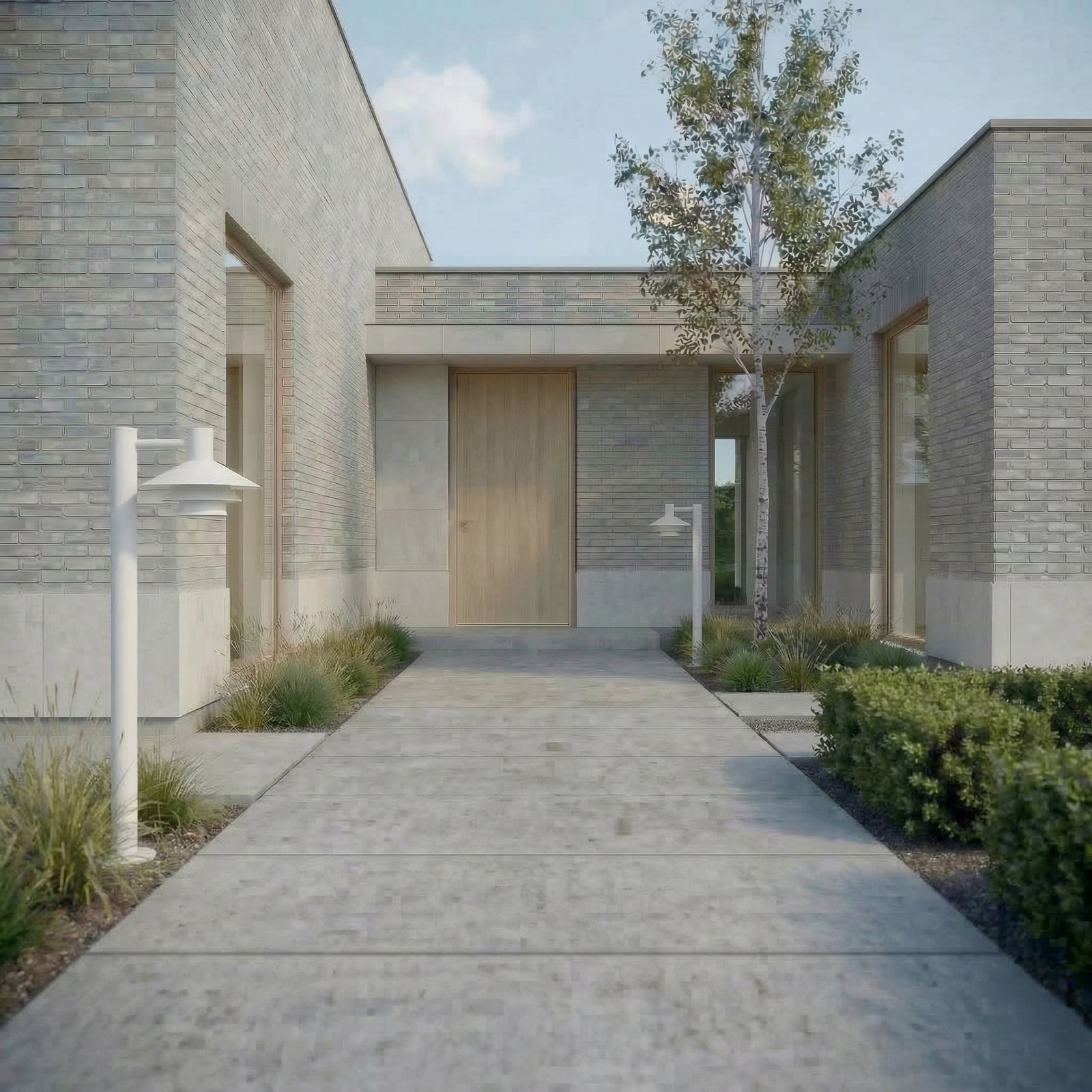 Montaro LED-Wegeleuchte, weiß, 100 cm, Aluminium, IP54 - Lucande