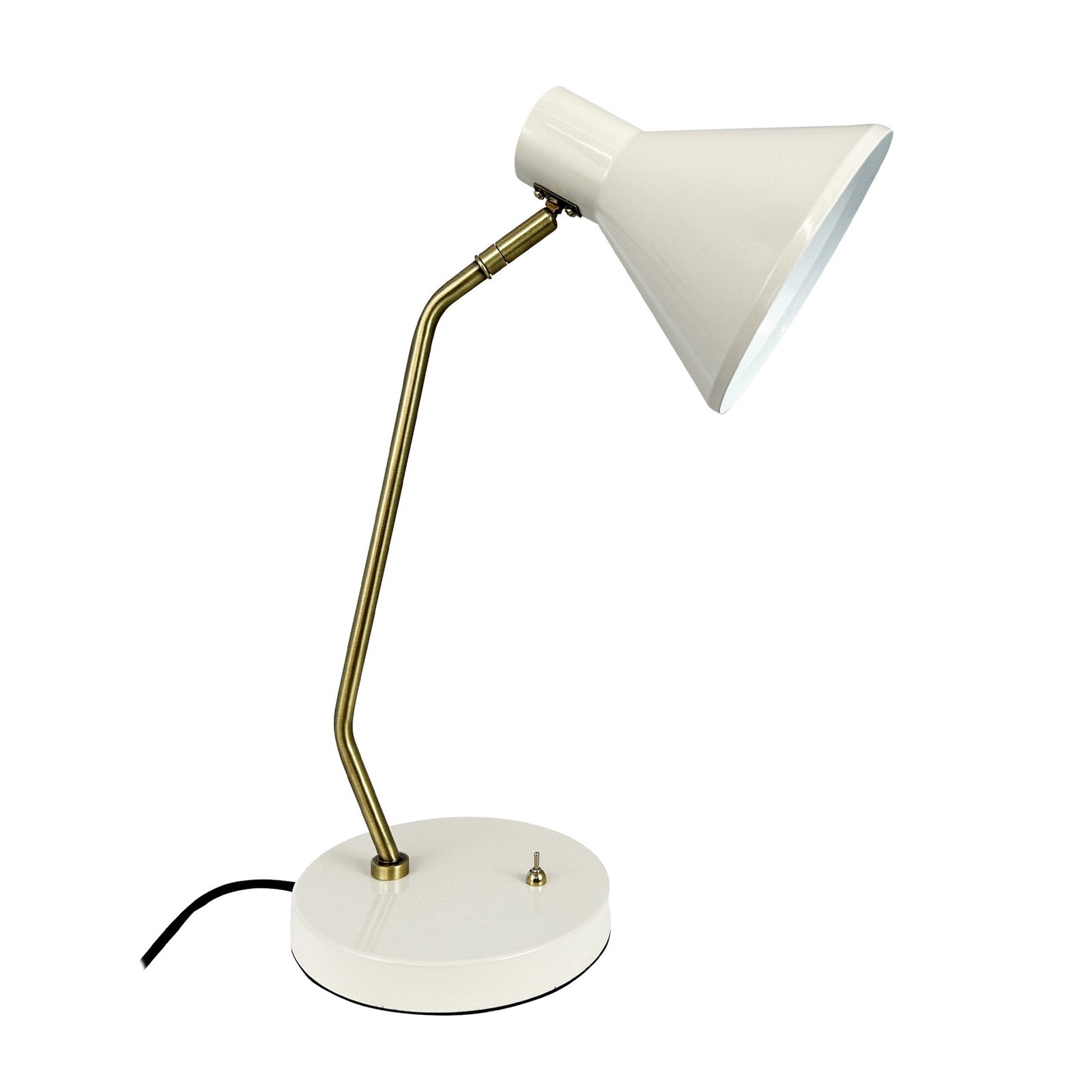 Sleep Stolna lampa Shiny Bijela/Antique Mesing - DybergLarsen