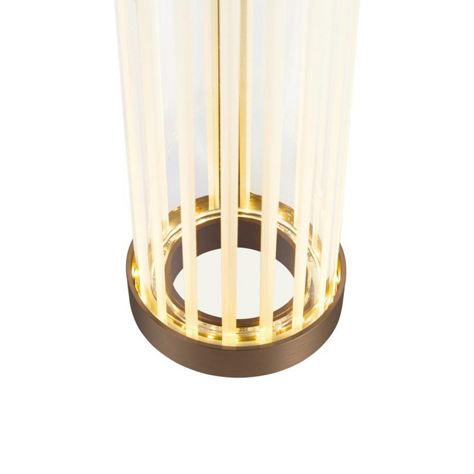 SLV LED wall lamp Quimera, copper-coloured, height 41 cm, CCT