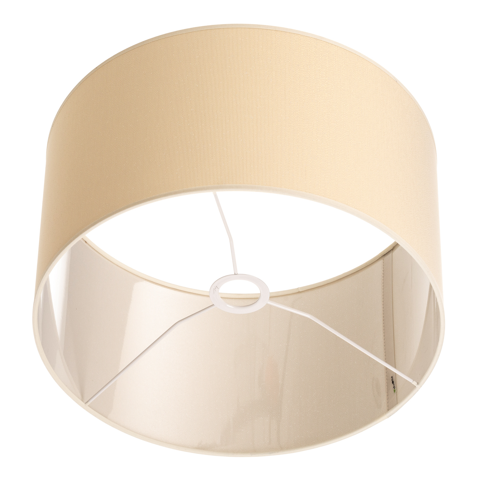 Lampenschirm Roller Ø 40 cm, ecru/gold