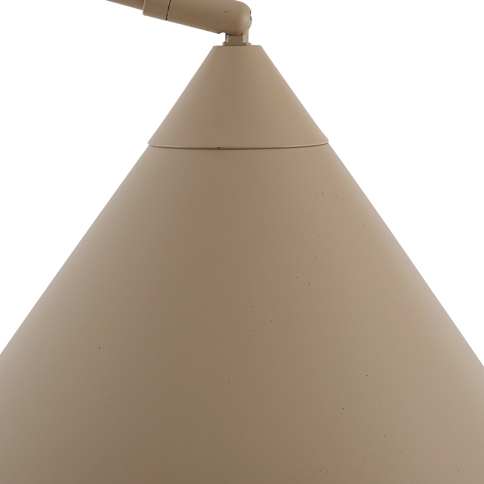 Lindby lenkta lempa Triangolo, smėlio spalvos, aukštis 195 cm, metalas, E27