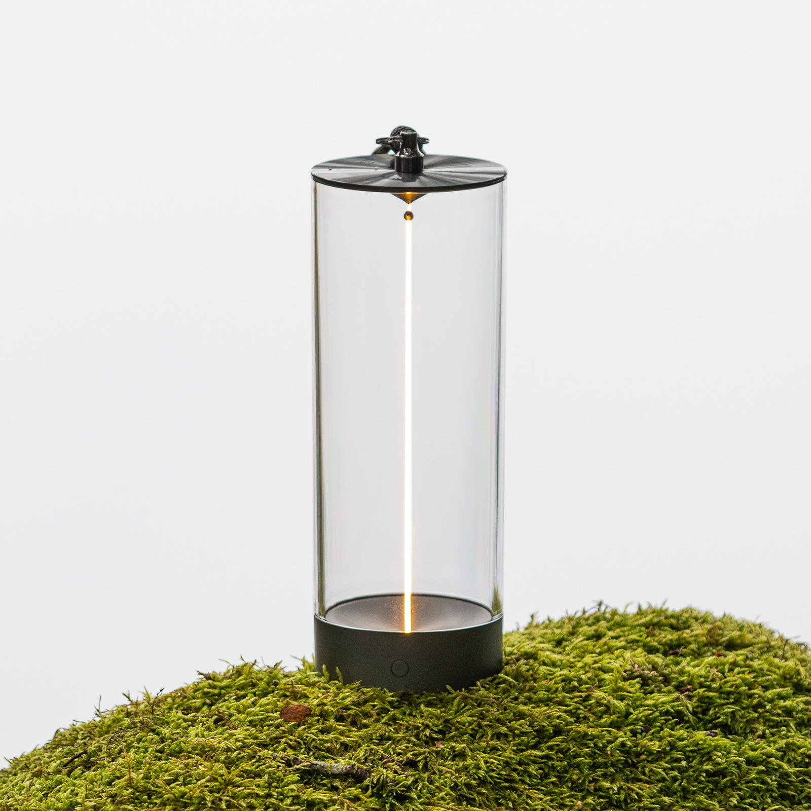 LED tafellamp Edison, hoogte 24 cm, grijs/helder, IP54 LED tafellamp Edison, hoogte 24 cm, grijs/helder, IP54