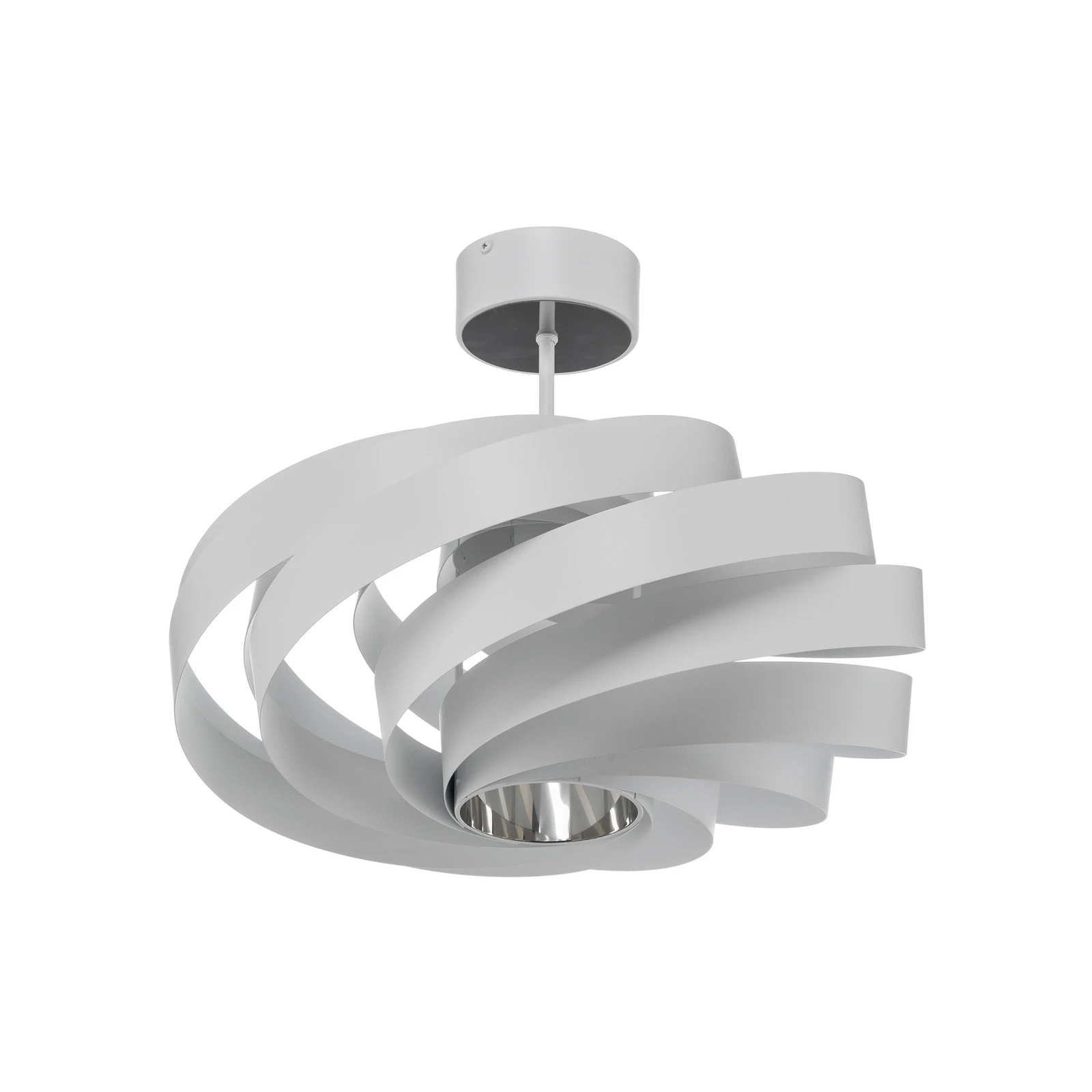 Plafón Vento, blanco, metal, Ø 50 cm