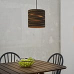 OSRAM závesné svietidlo CYLINDER, 1-pl. žiarovková, hnedá, Ø 25 cm, vlnitá