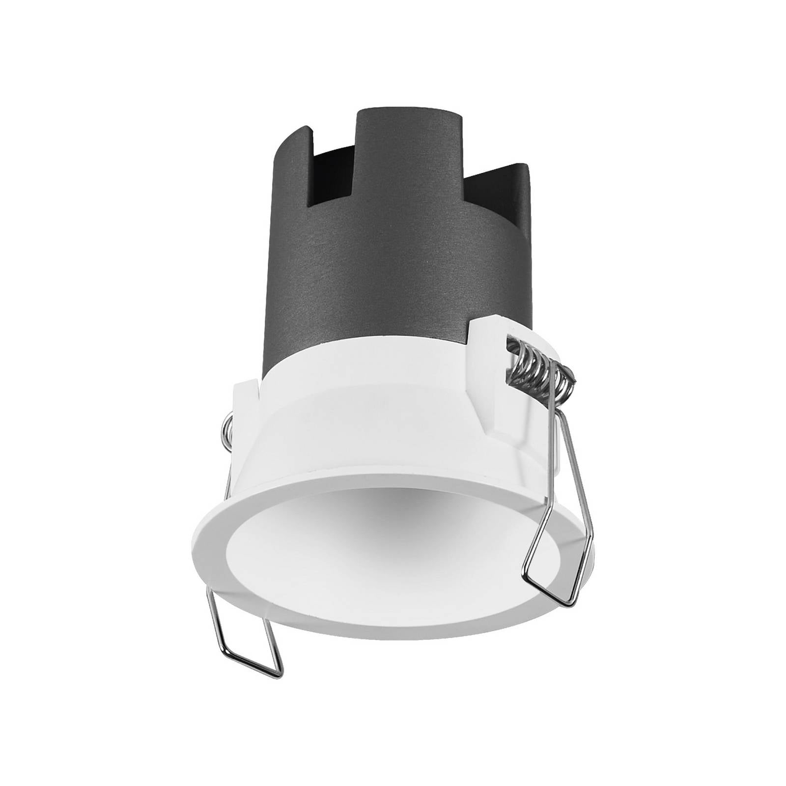 OSRAM LED-Einbauspot TWIST, weiß/weiß, 830, Ø 7 cm, Metall