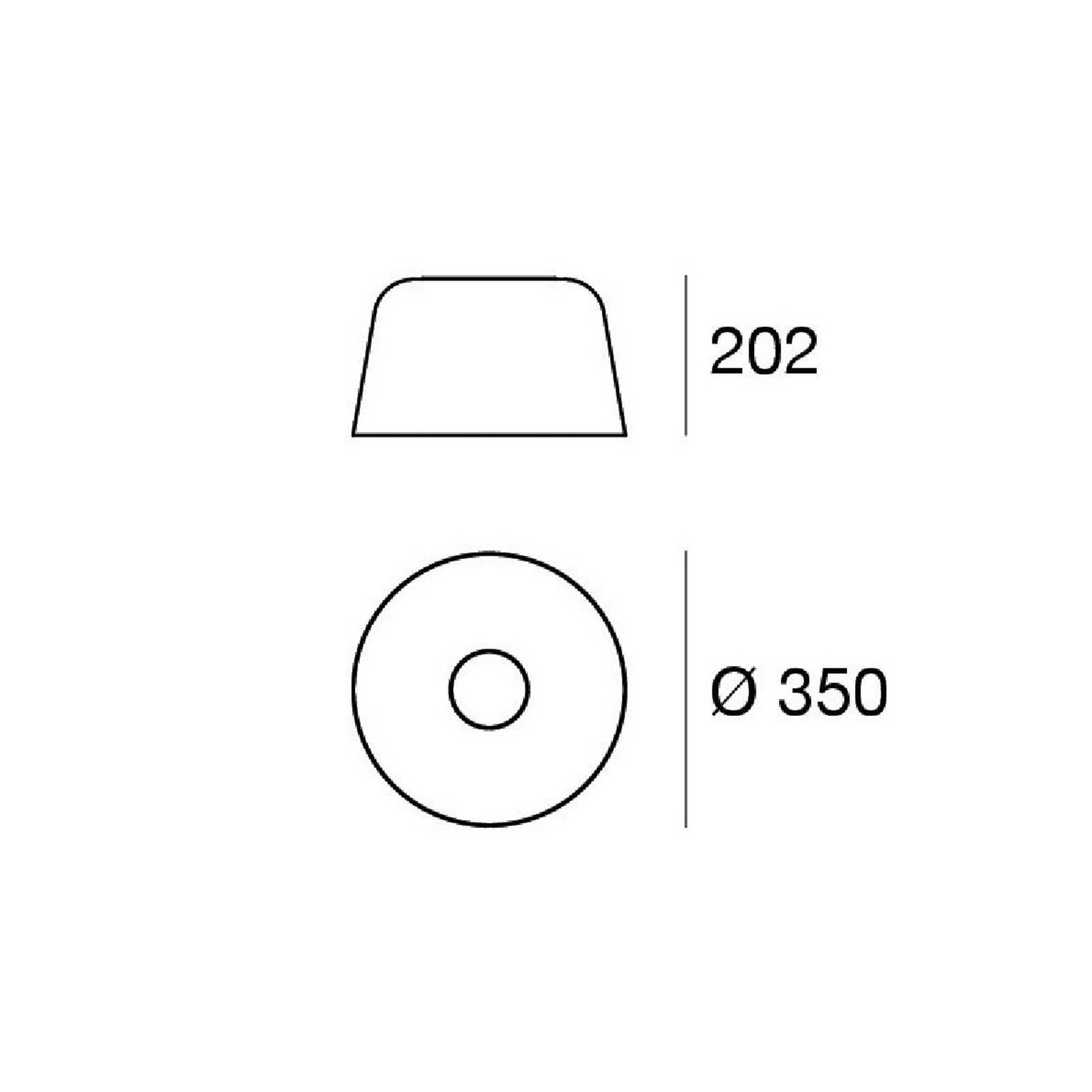 LED-Deckenleuchte Delfi_S, weiß, Ø 35 cm, Metall günstig online kaufen