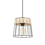 Indah viseća svjetiljka, crna, Ø 20 cm - Corep SAS